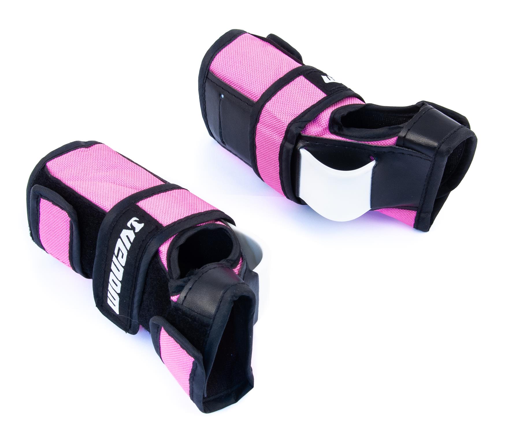 Venom Pads Set Skateboard Scooter Skates Knee Elbow Wrist Adult Kids Junior Pink - Picture 16 of 21