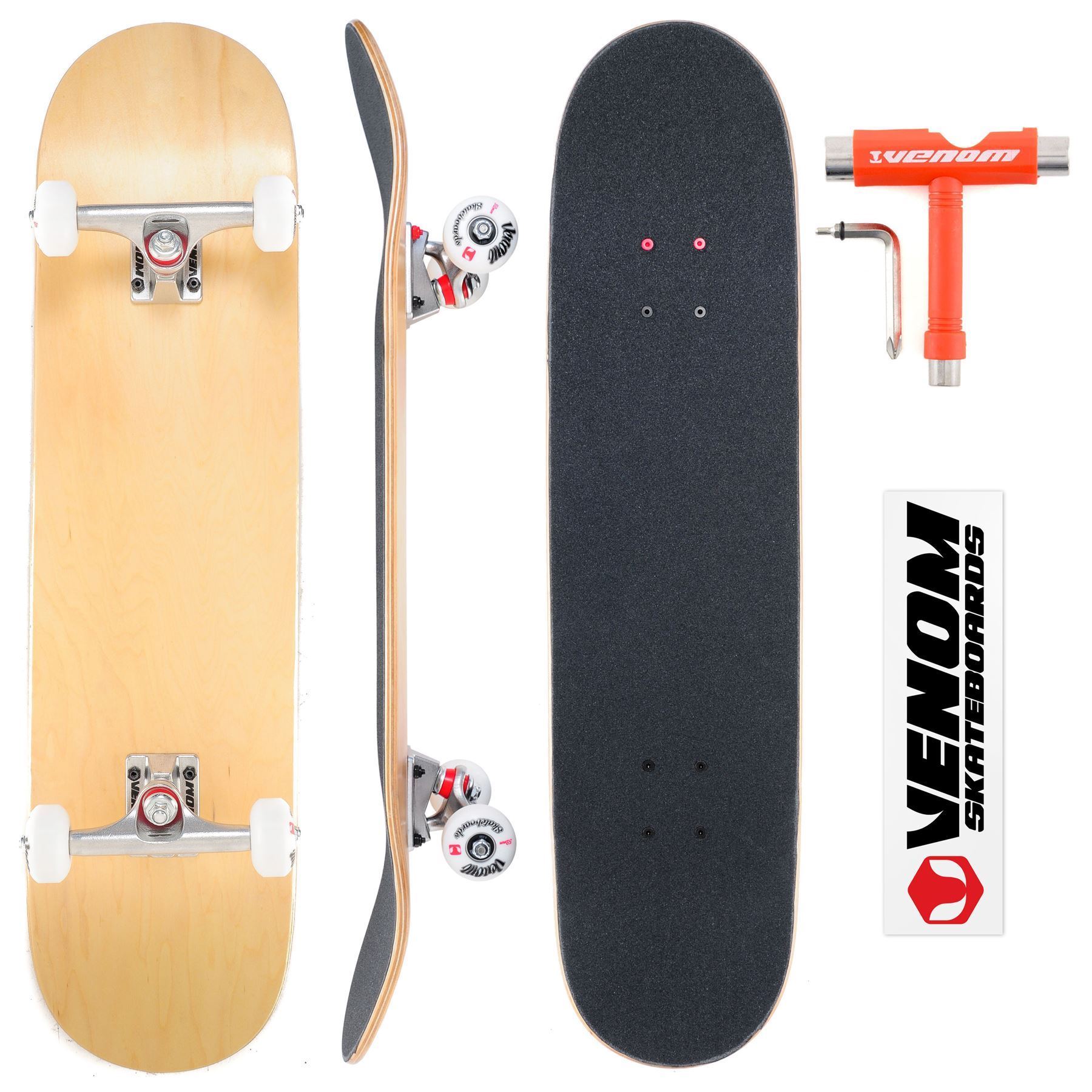 Venom Core Skateboards Complete Skateboard Inc Deck/Trucks/Bearings abec9 - Picture 48 of 54