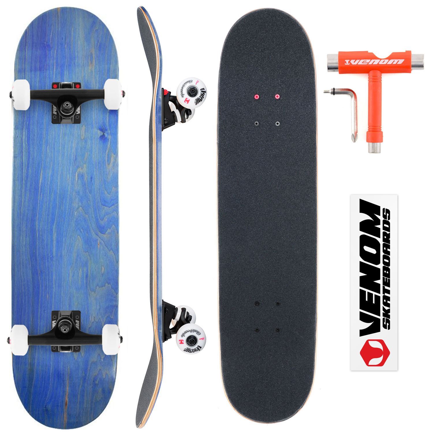 Venom Core Skateboards Complete Skateboard Inc Deck/Trucks/Bearings abec9 - Picture 17 of 54
