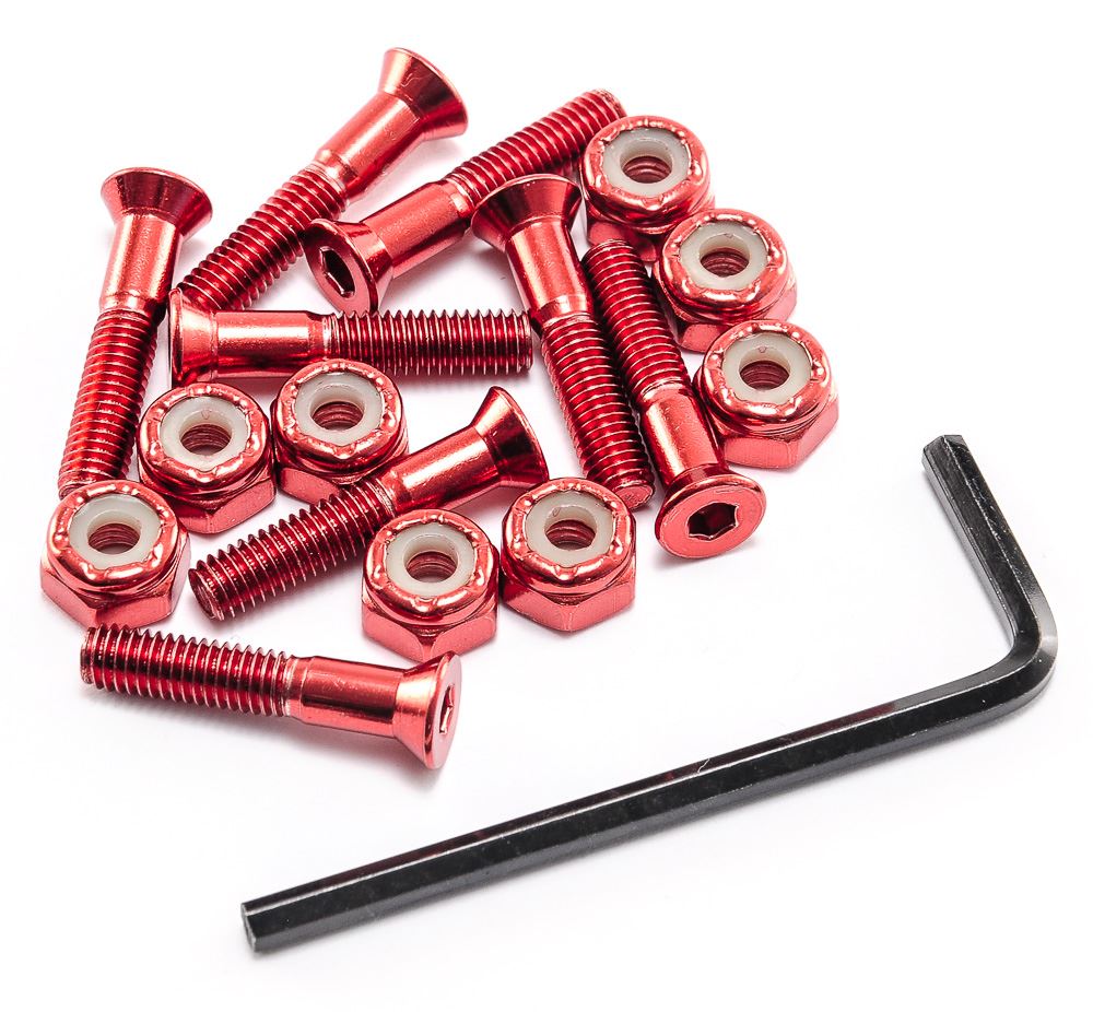 Venom 1" Allen Key Anodised Skateboard Deck Bolts/Screws/Hardware eBay