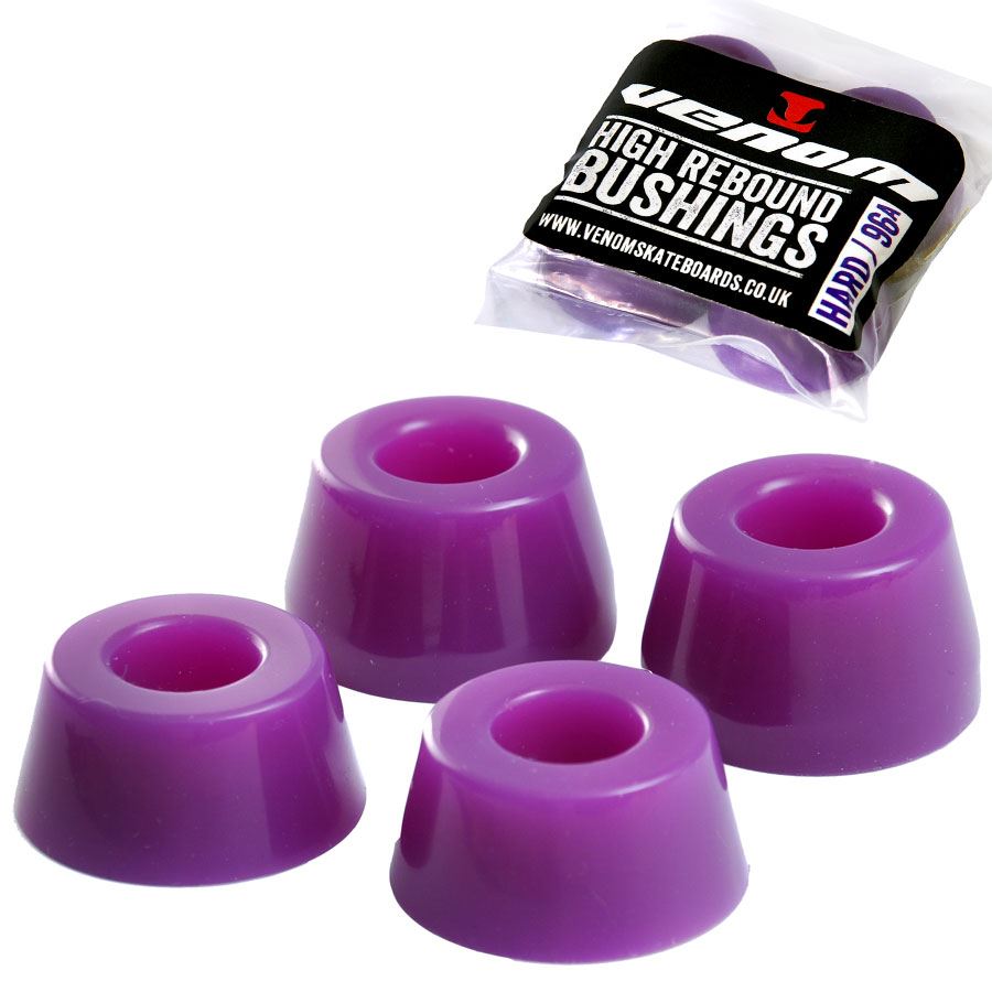 Venom Skateboard Truck Bushings 96a Purple Hard (Pair) FAST SHIPPING