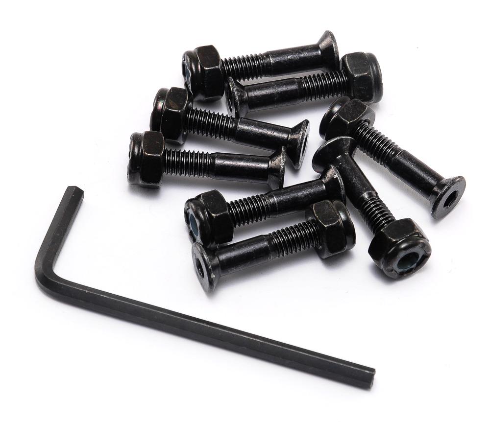 Venom 1" Allen Key Directional Skateboard Deck Bolts/Screws/Hardware