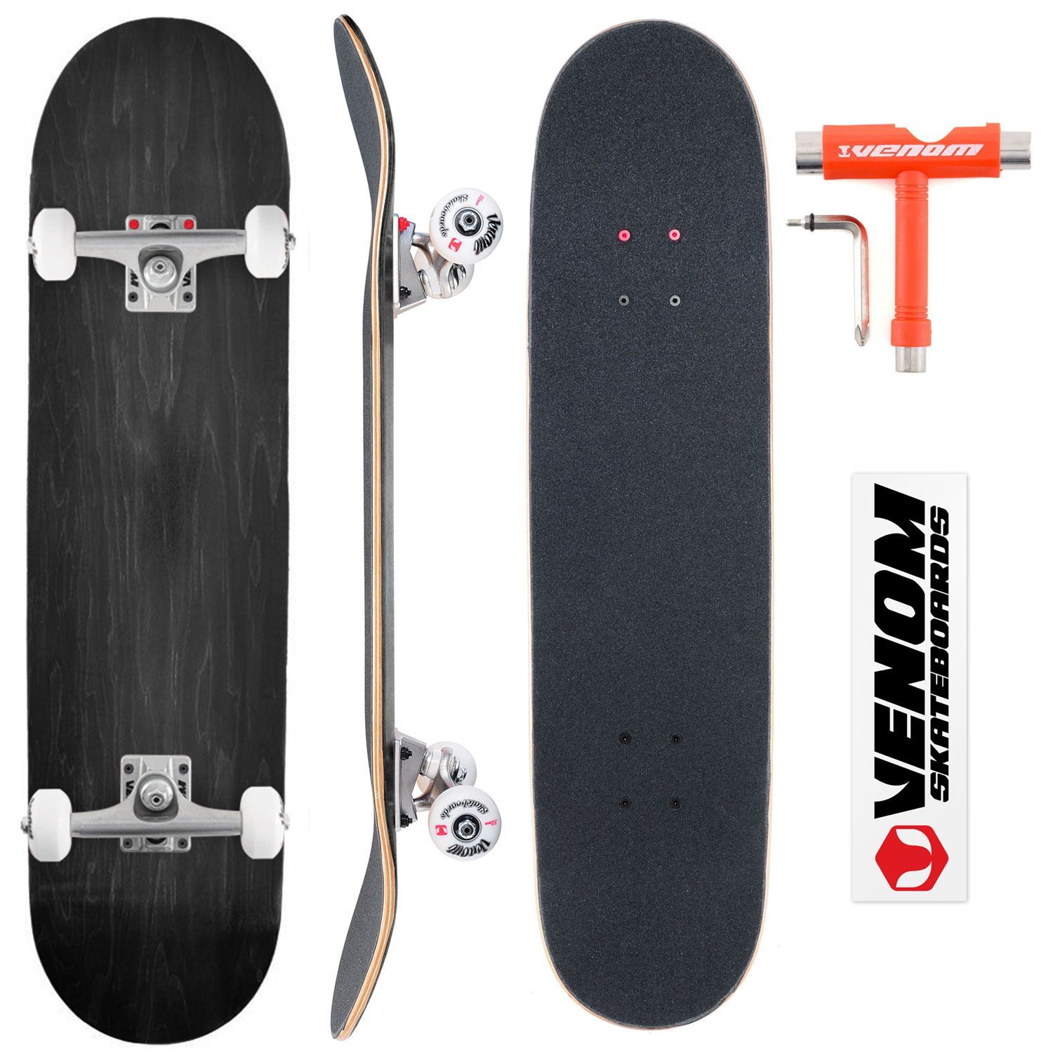 Venom Core Skateboards Complete Skateboard Inc Deck/Trucks/Bearings abec9 - Picture 12 of 54