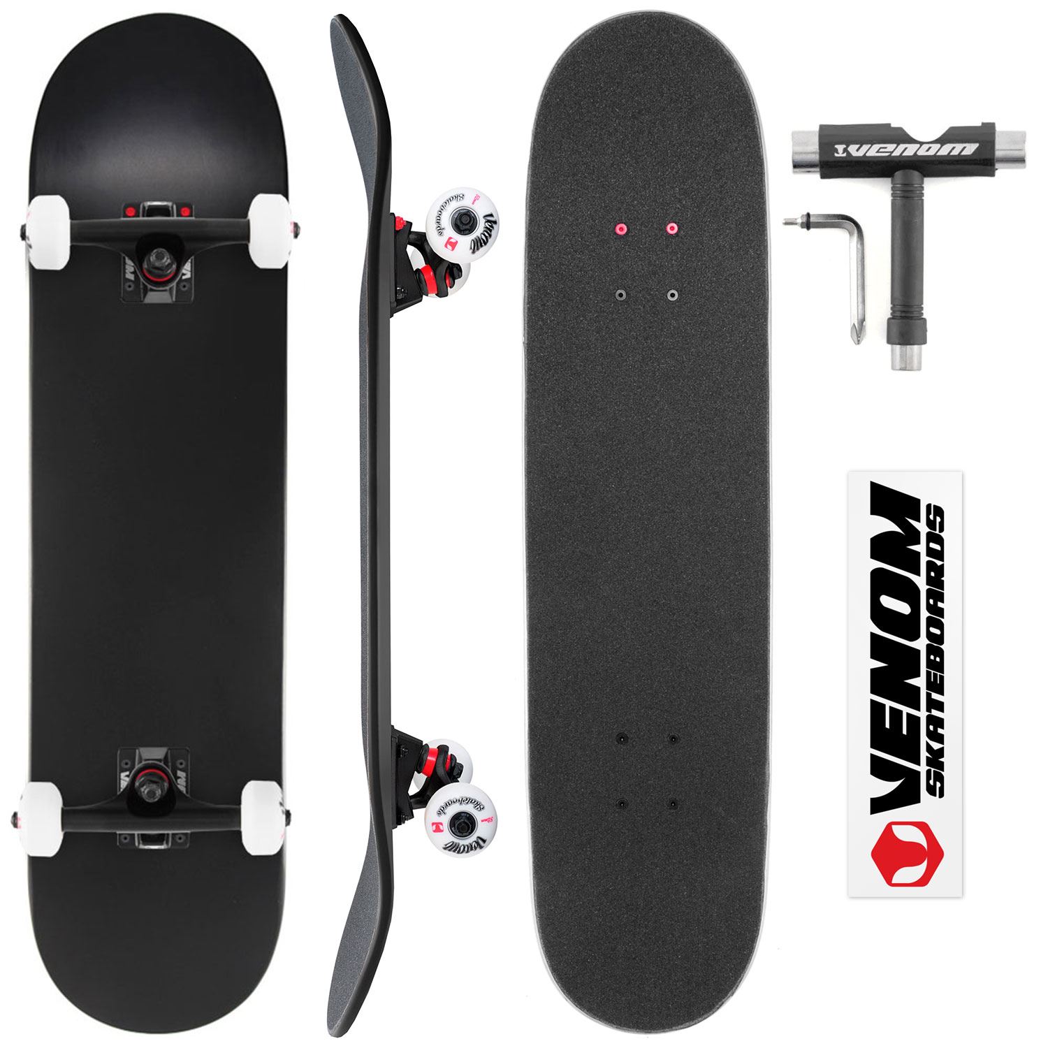 Venom Core Skateboards Complete Skateboard Inc Deck/Trucks/Bearings abec9 - Picture 22 of 54