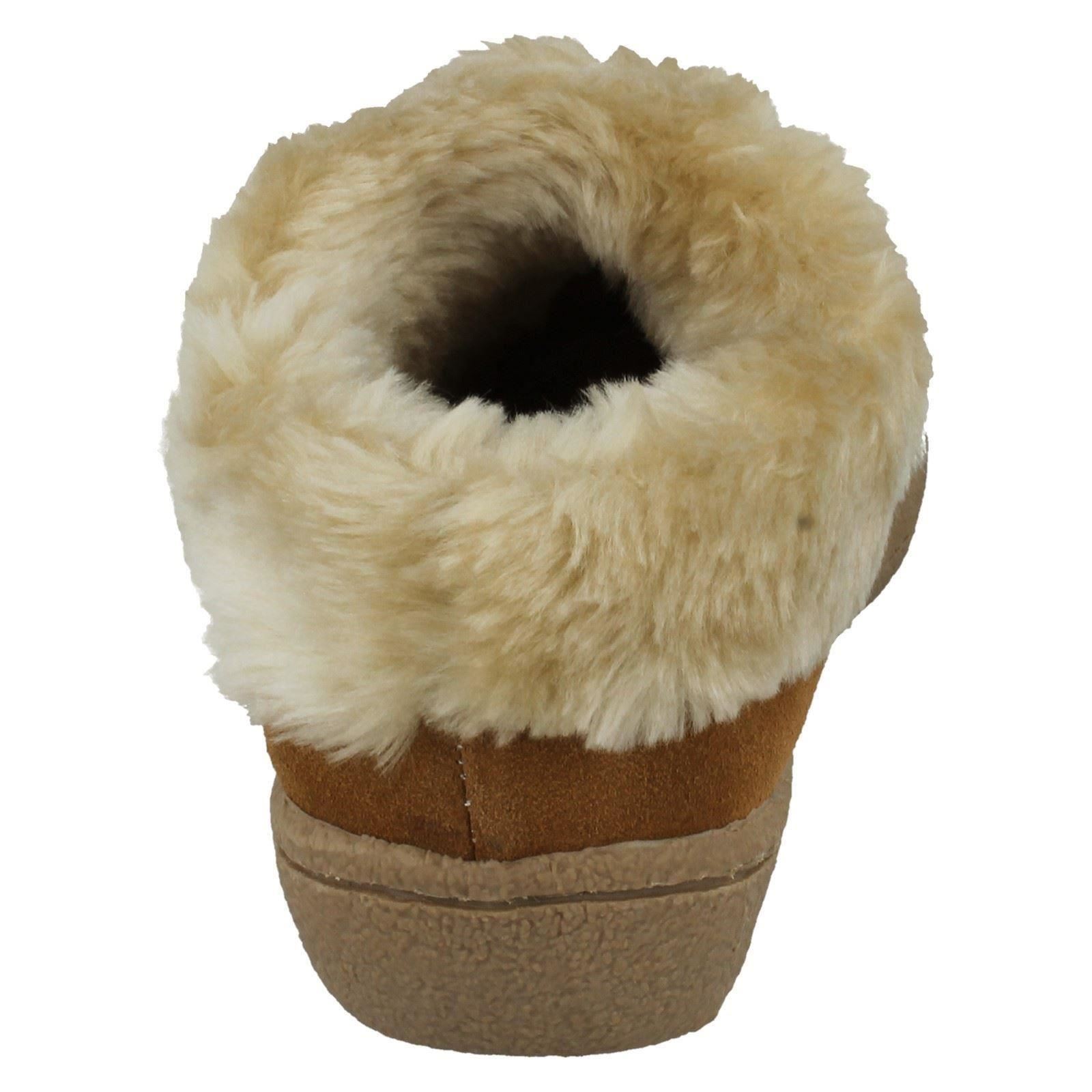 Ladies Clarks Slippers Eskimo Snow - Picture 3 of 10