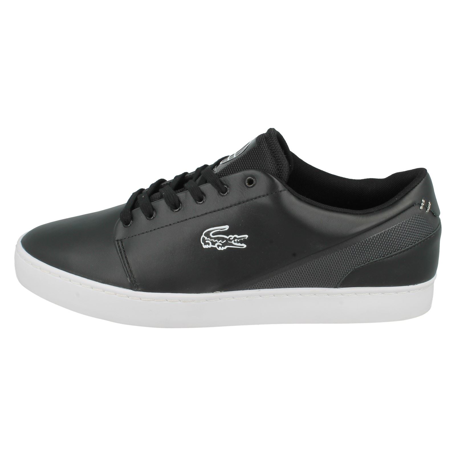Flx Blk entrenadores Legacy Ylw Lacoste Dk para Spm hombre Etiqueta Corte Gry para fCxp64CRwq