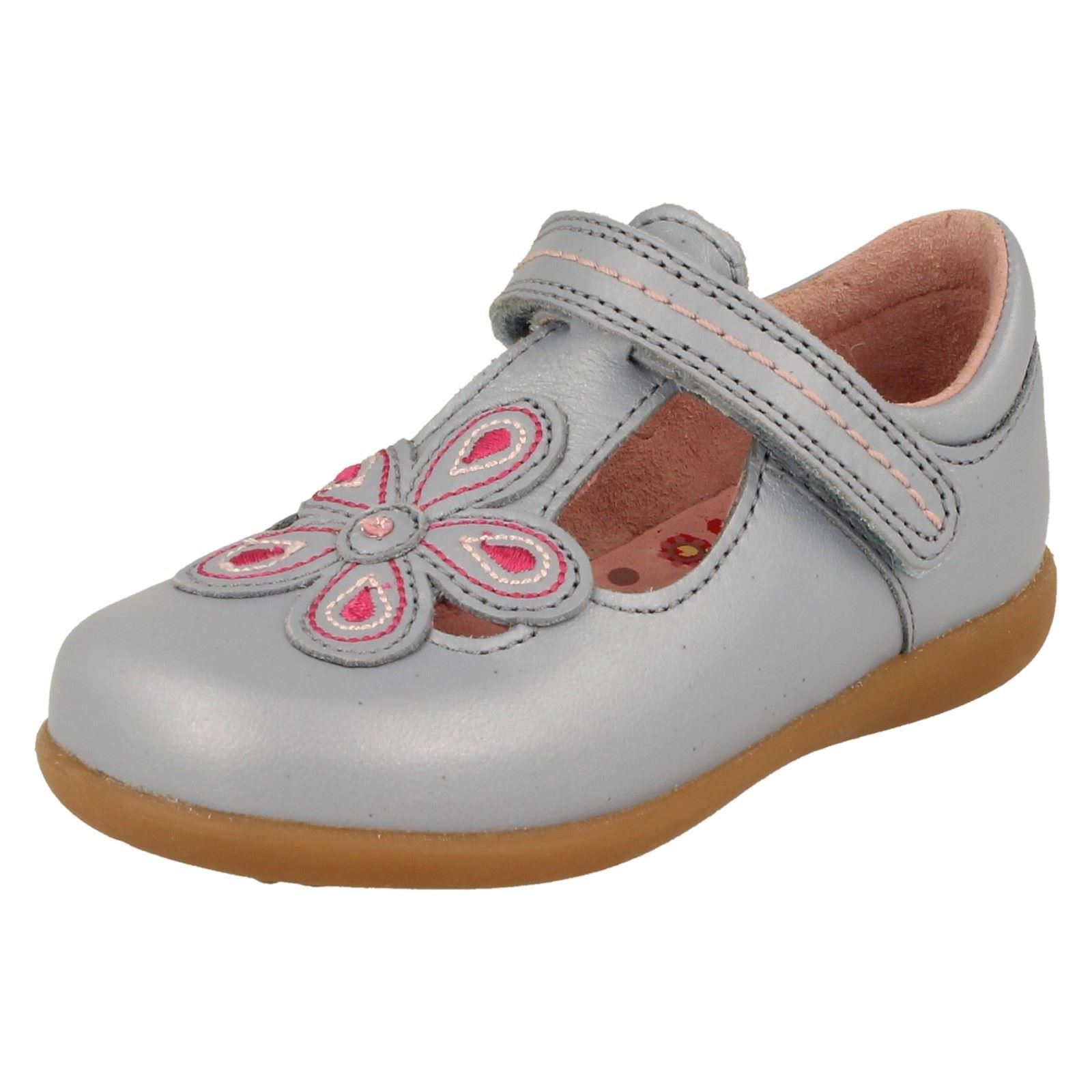 Boys Black Leather Riptape Startrite Shoes Accelerate