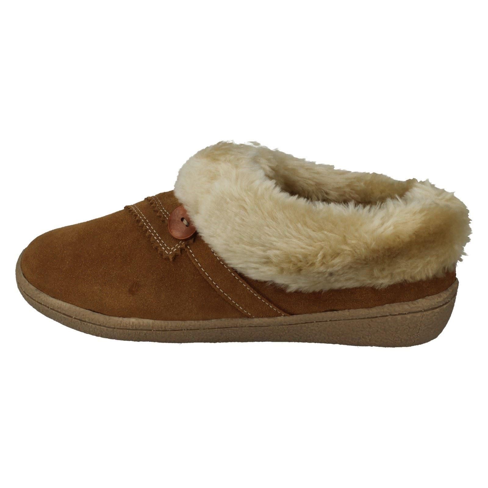 Ladies Clarks Slippers Eskimo Snow - Picture 10 of 10
