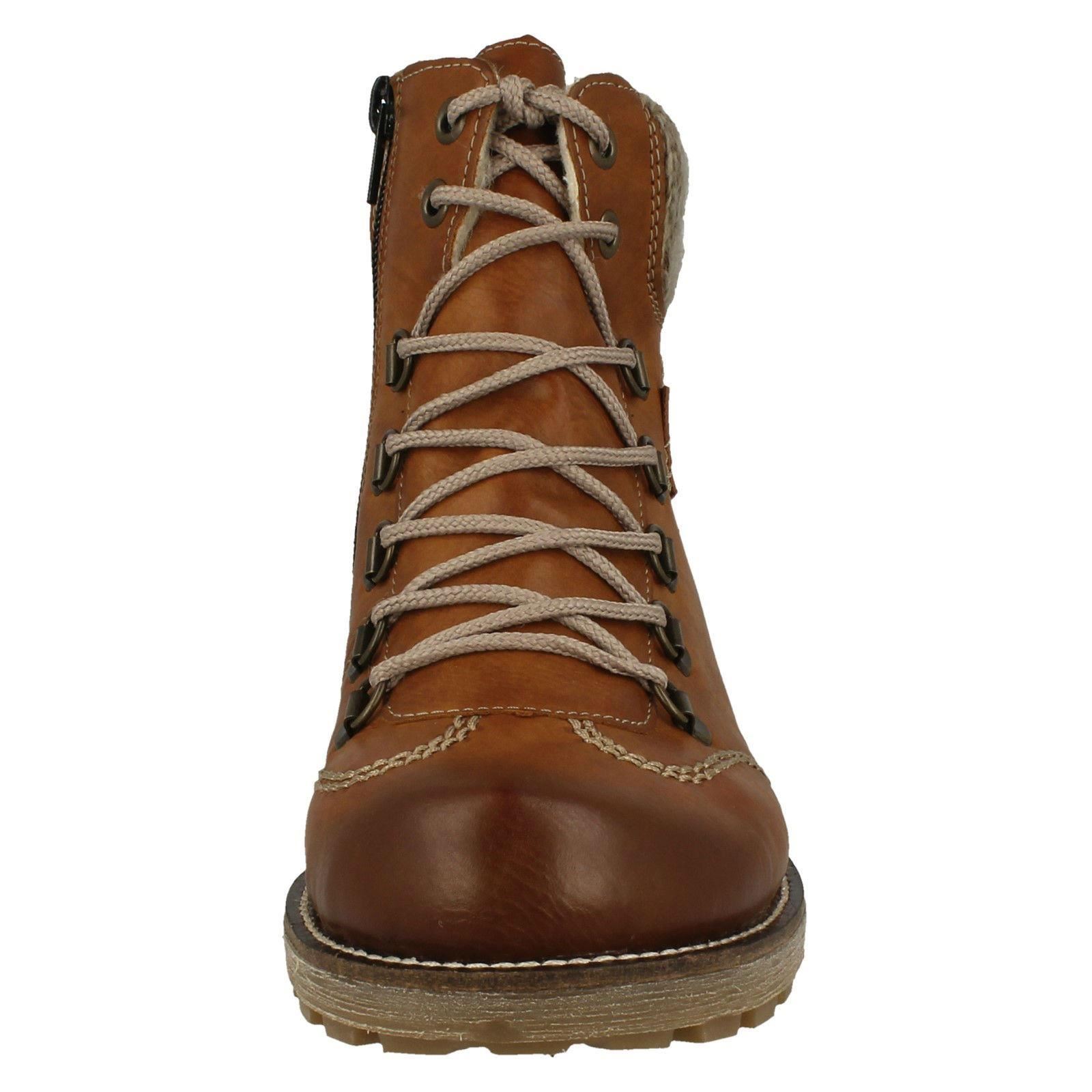 Damas Rieker de punto Brazalete Forro Piel De Piel Forro botas al Tobillo Informales el estilo-Z0444 1570fa Damas Rieker de punto Brazalete Forro Piel De Piel Forro botas al Tobillo Informales el estilo-Z0444 1570fa