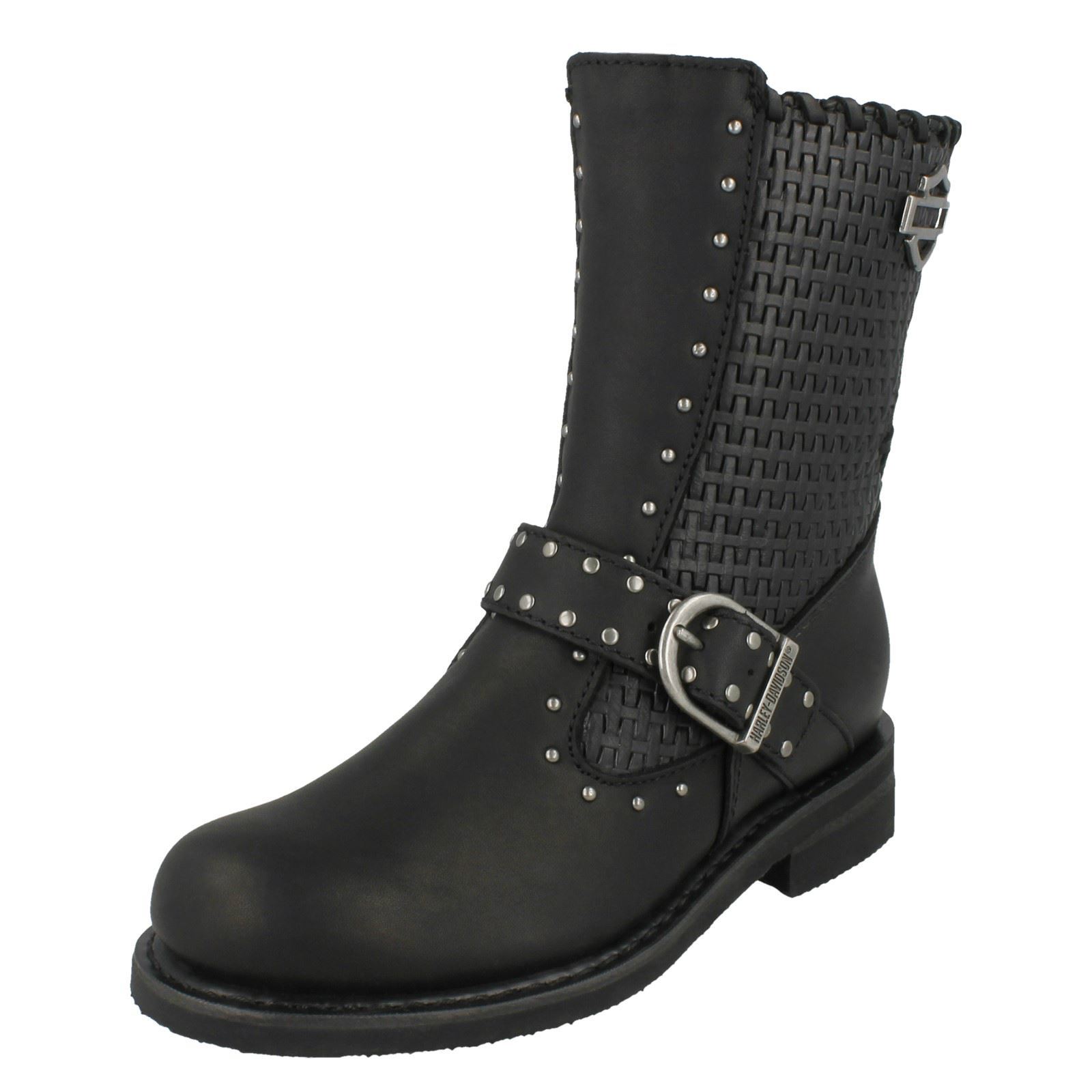 Donna in Pelle Harley Davidson Stivali Moto Abbie etichetta ~ ~ etichetta K d487a9 Donna in Pelle Harley Davidson Stivali Moto Abbie etichetta ~ ~ etichetta K d487a9