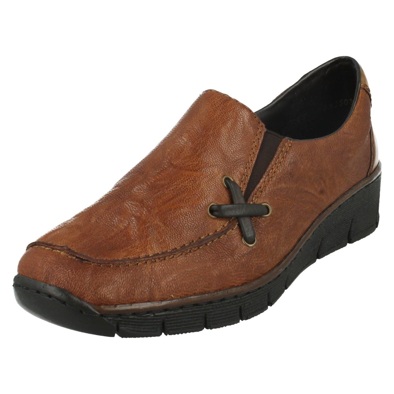 Da Donna Rieker Pelle Mocassini Etichetta Zeppa Casual Etichetta Mocassini 53783 df4f23 Da Donna Rieker Pelle Mocassini Etichetta Zeppa Casual Etichetta Mocassini 53783 df4f23