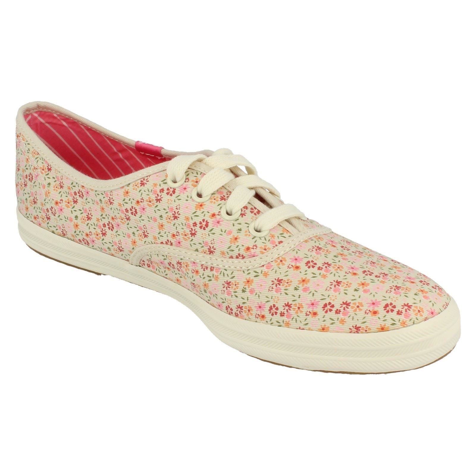 Ladies Keds Canvas Shoe Champ Ditsy Floral eBay