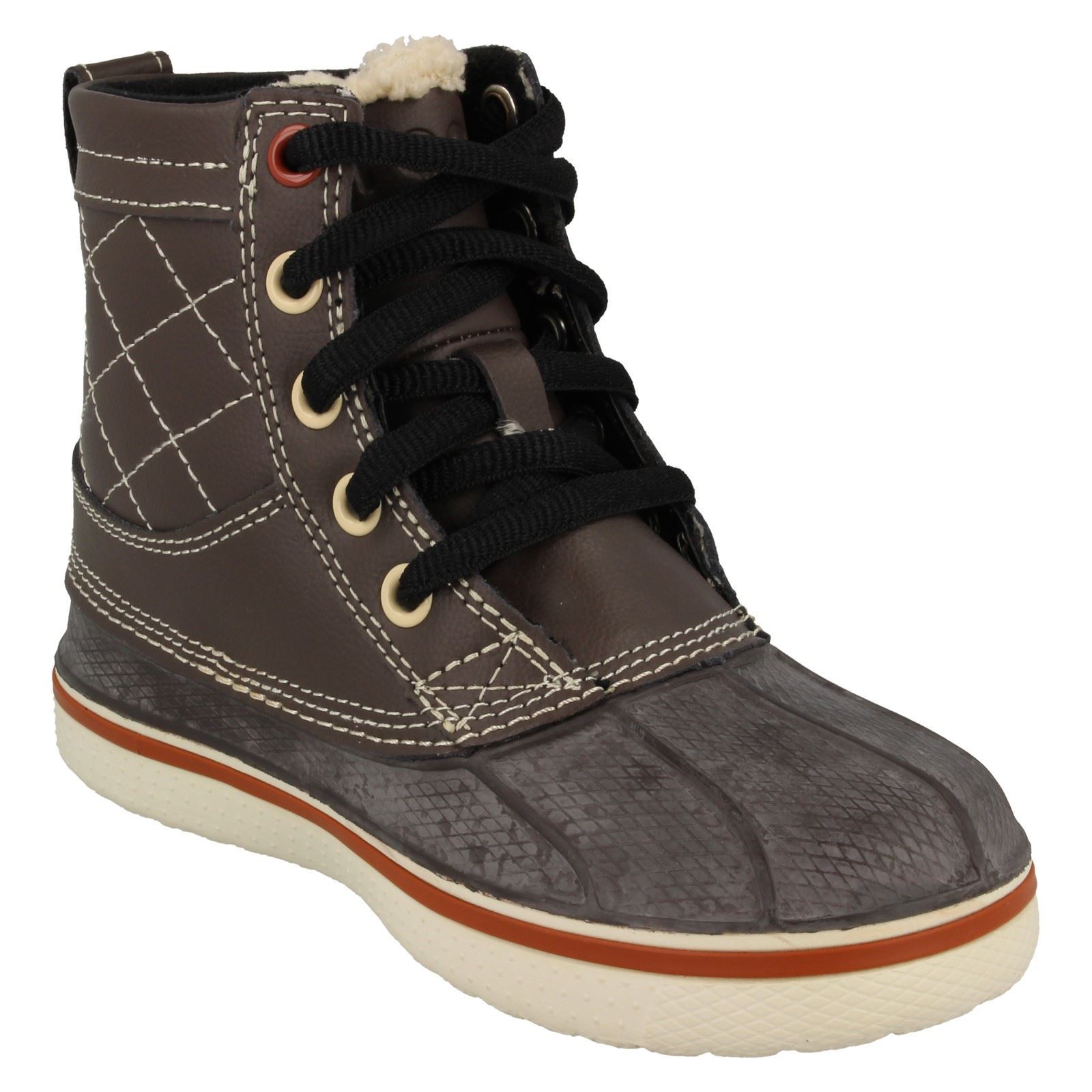 croc lined boots
