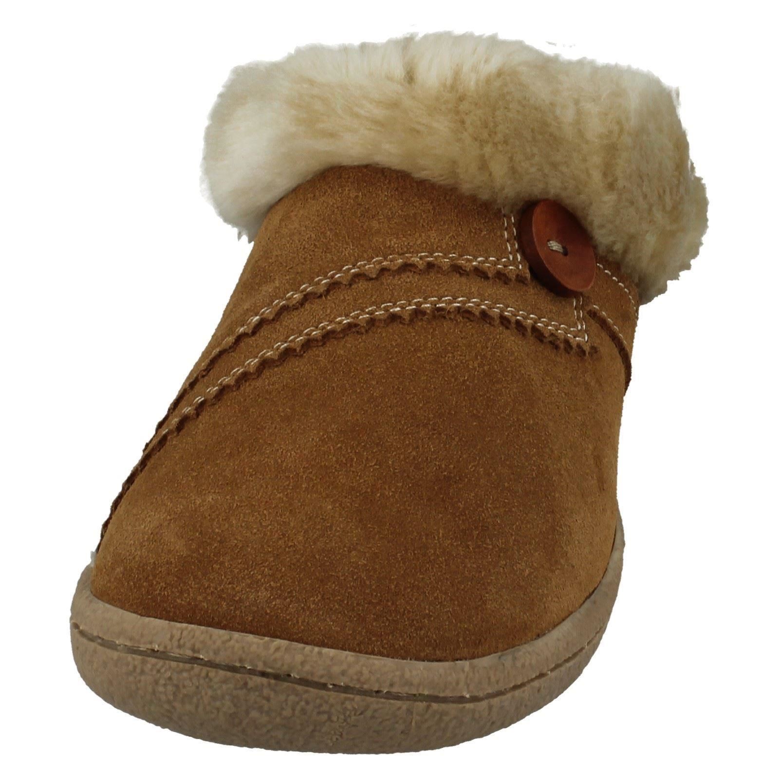 Ladies Clarks Slippers Eskimo Snow - Picture 6 of 10