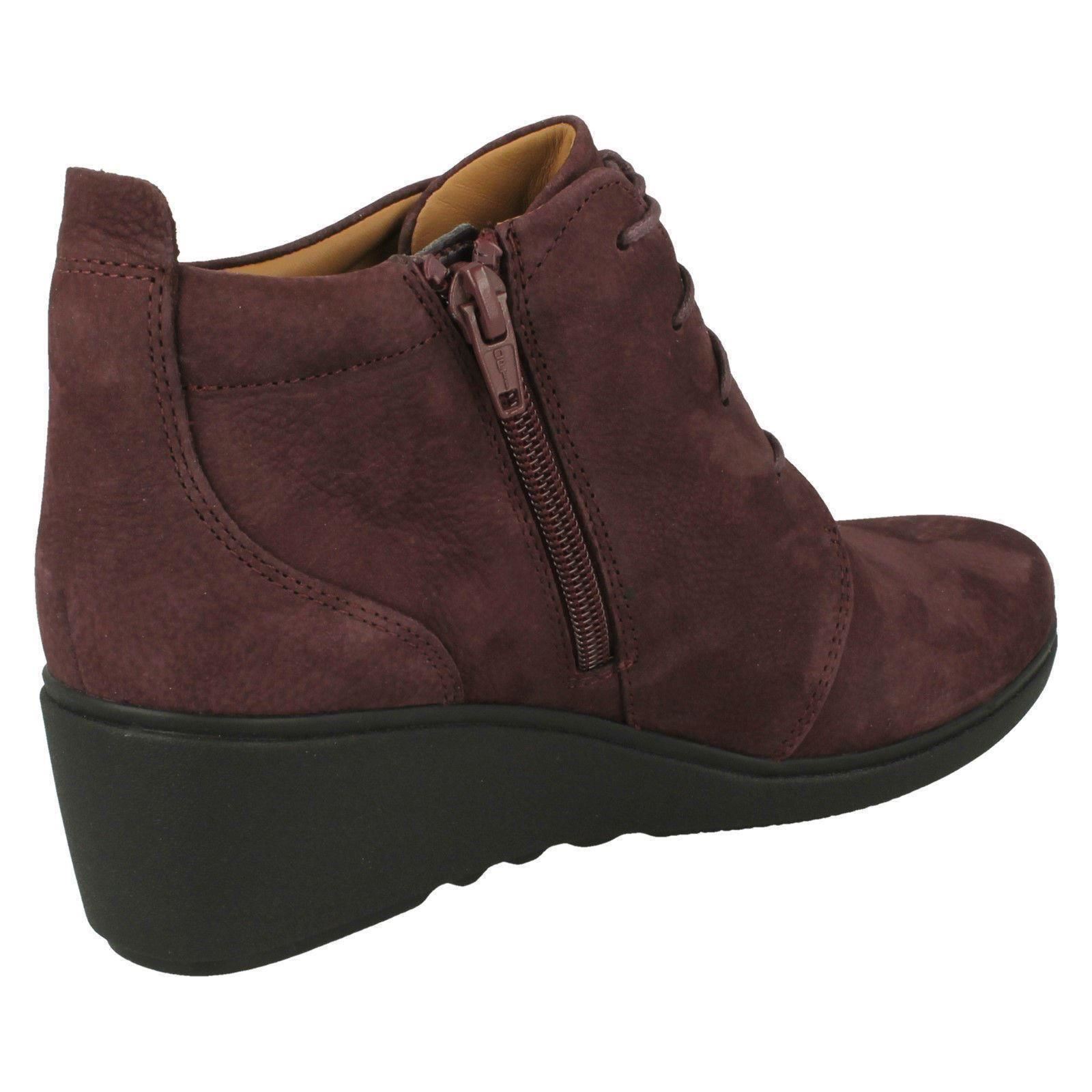 Señoras ENCAJE ENCAJE ENCAJE no estructurados por Clarks Informal botas al tobillo un tallara Eva e56039 Señoras ENCAJE ENCAJE ENCAJE no estructurados por Clarks Informal botas al tobillo un tallara Eva e56039
