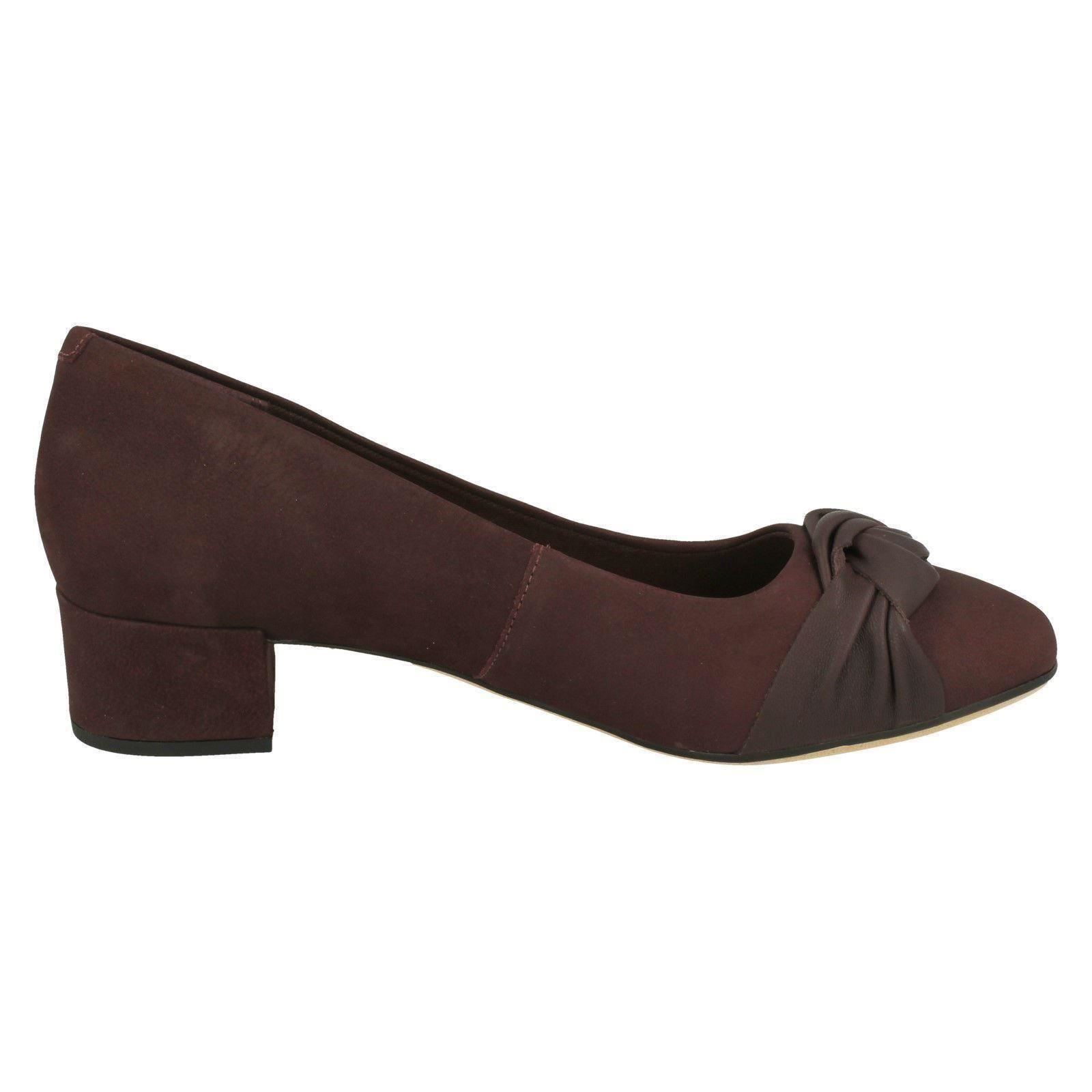 Damen Clarks Leder Nubukleder Nubukleder Leder Pumps Zum Reinschlüpfen Orabella Lilie 330137 Damen Clarks Leder Nubukleder Nubukleder Leder Pumps Zum Reinschlüpfen Orabella Lilie 330137