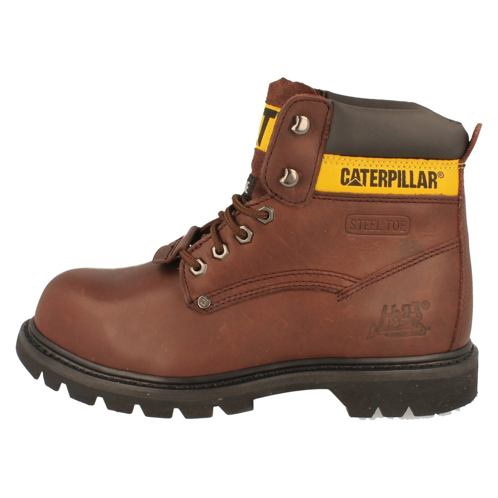Mens Caterpillar Steel Toe Safety Work Boots The Style Sheffield eBay