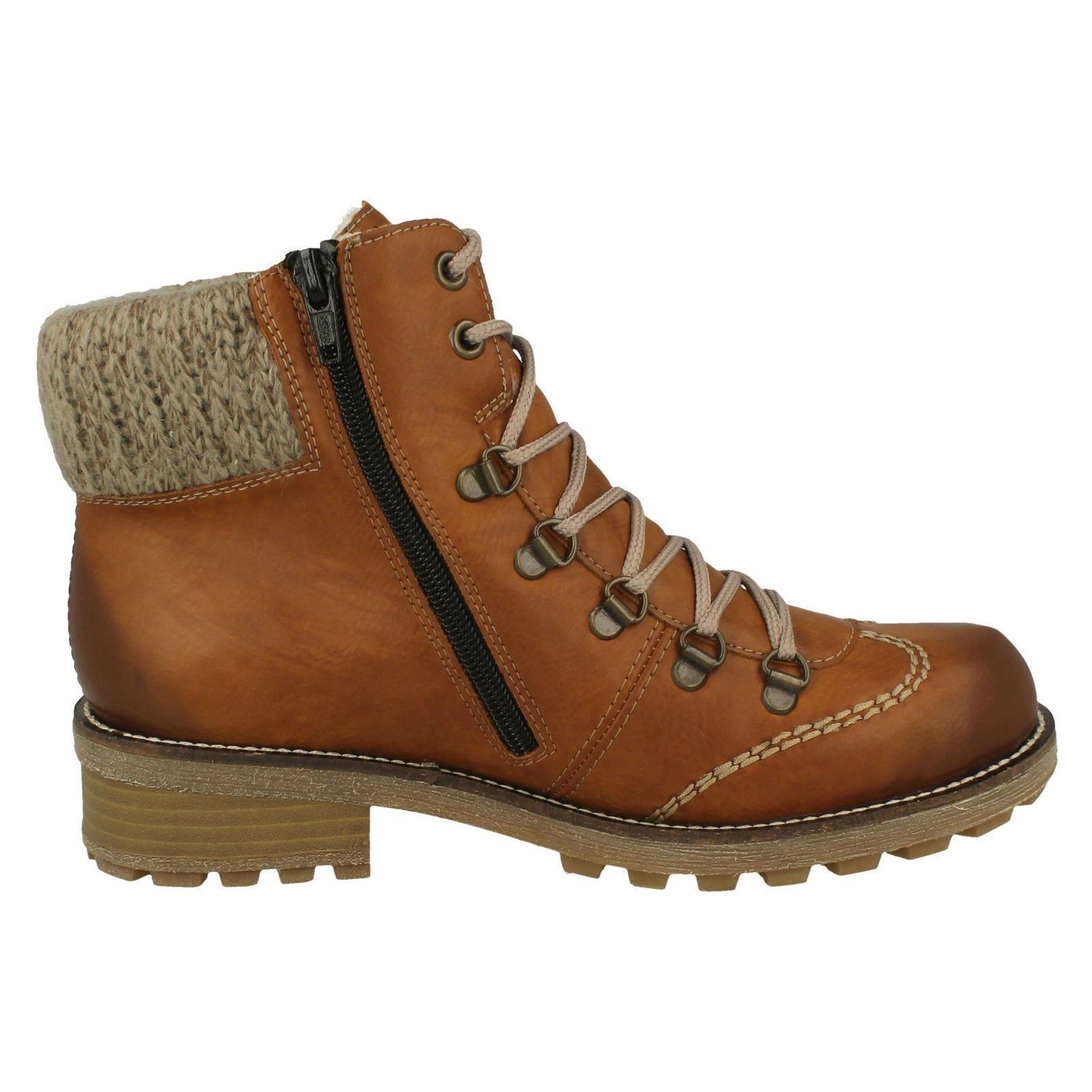 Damas Rieker de punto Brazalete Forro Piel De Piel Forro botas al Tobillo Informales el estilo-Z0444 1570fa Damas Rieker de punto Brazalete Forro Piel De Piel Forro botas al Tobillo Informales el estilo-Z0444 1570fa