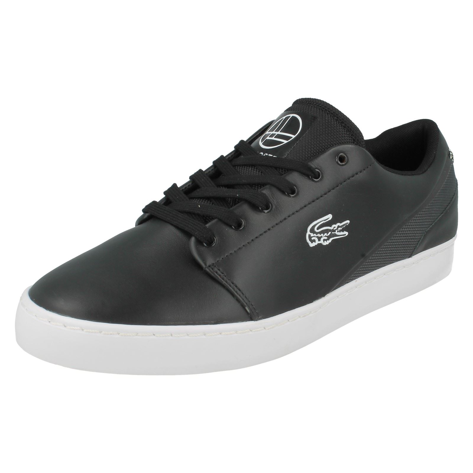 Flx Blk entrenadores Legacy Ylw Lacoste Dk para Spm hombre Etiqueta Corte Gry para fCxp64CRwq