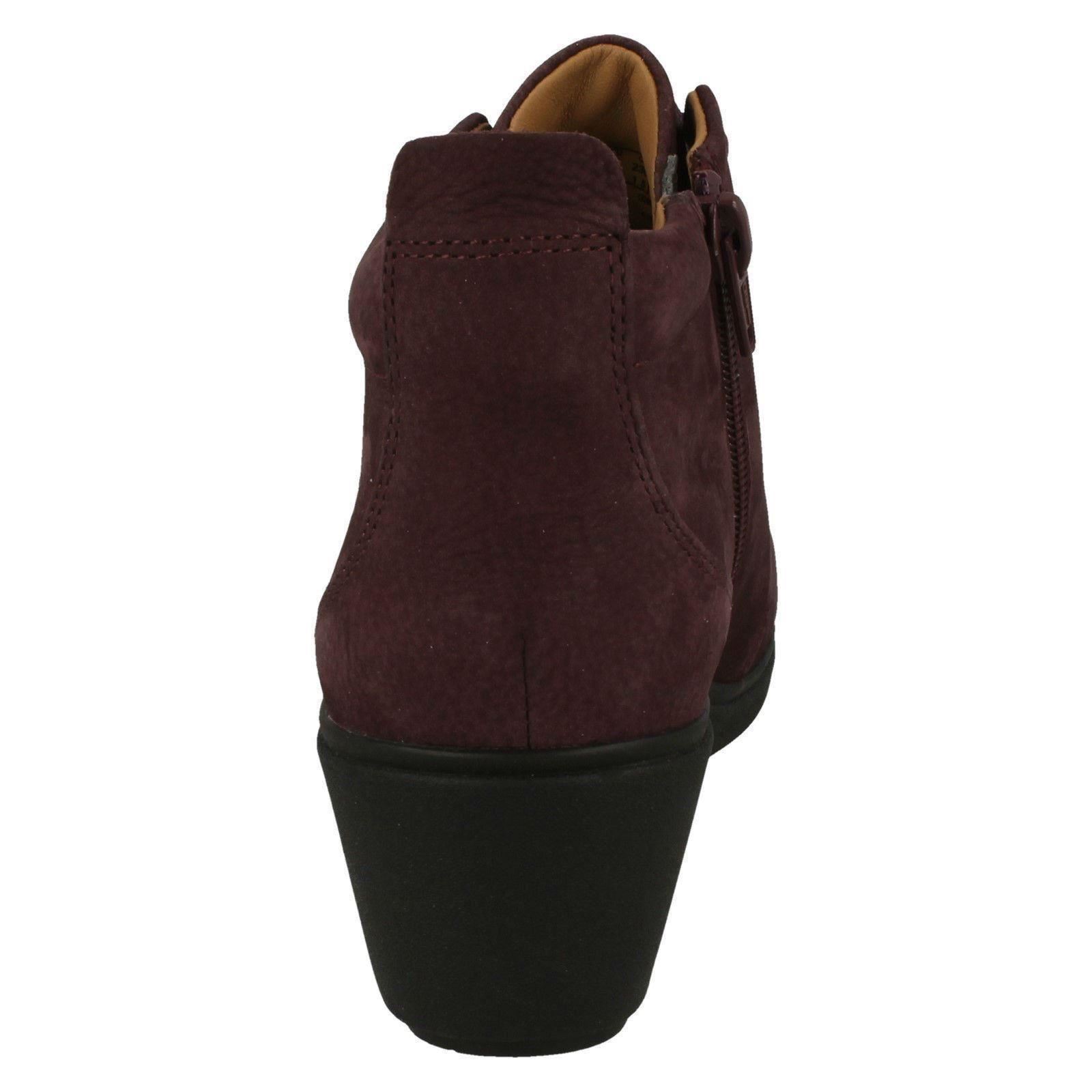 Señoras ENCAJE ENCAJE ENCAJE no estructurados por Clarks Informal botas al tobillo un tallara Eva e56039 Señoras ENCAJE ENCAJE ENCAJE no estructurados por Clarks Informal botas al tobillo un tallara Eva e56039