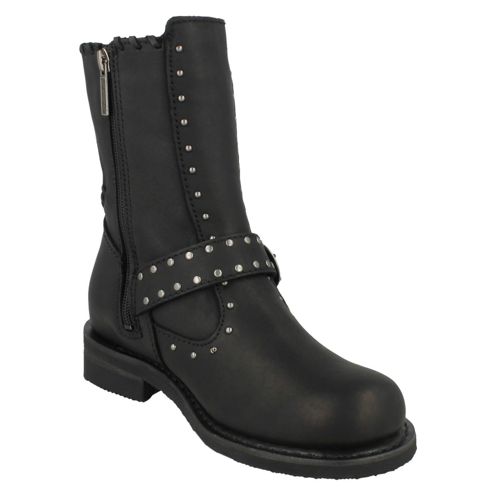 Donna in Pelle Harley Davidson Stivali Moto Abbie etichetta ~ ~ etichetta K d487a9 Donna in Pelle Harley Davidson Stivali Moto Abbie etichetta ~ ~ etichetta K d487a9