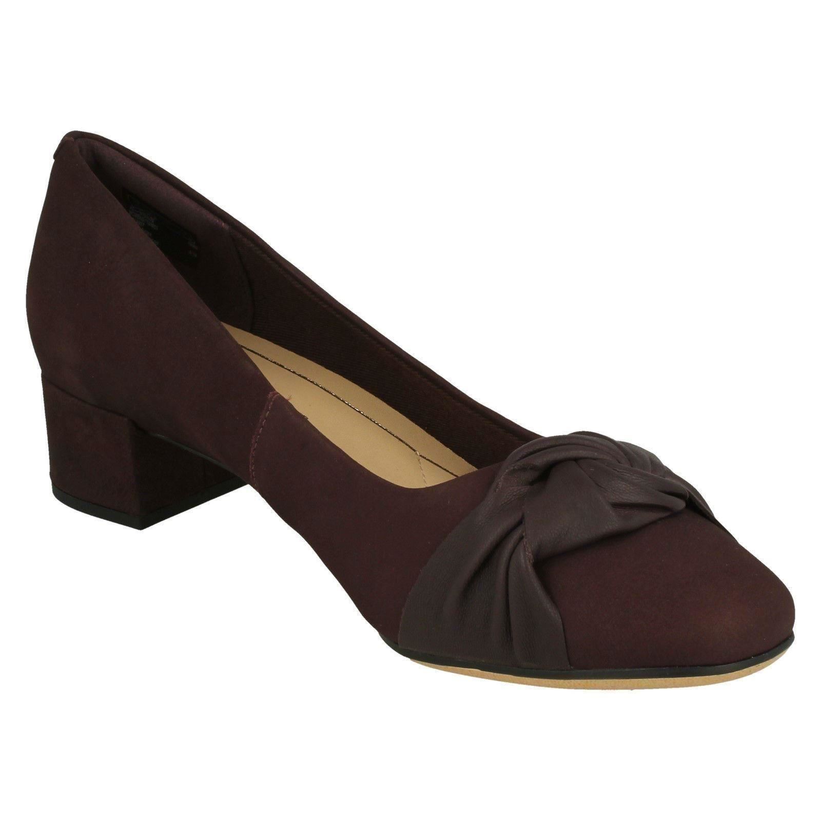 Damen Clarks Leder Nubukleder Nubukleder Leder Pumps Zum Reinschlüpfen Orabella Lilie 330137 Damen Clarks Leder Nubukleder Nubukleder Leder Pumps Zum Reinschlüpfen Orabella Lilie 330137