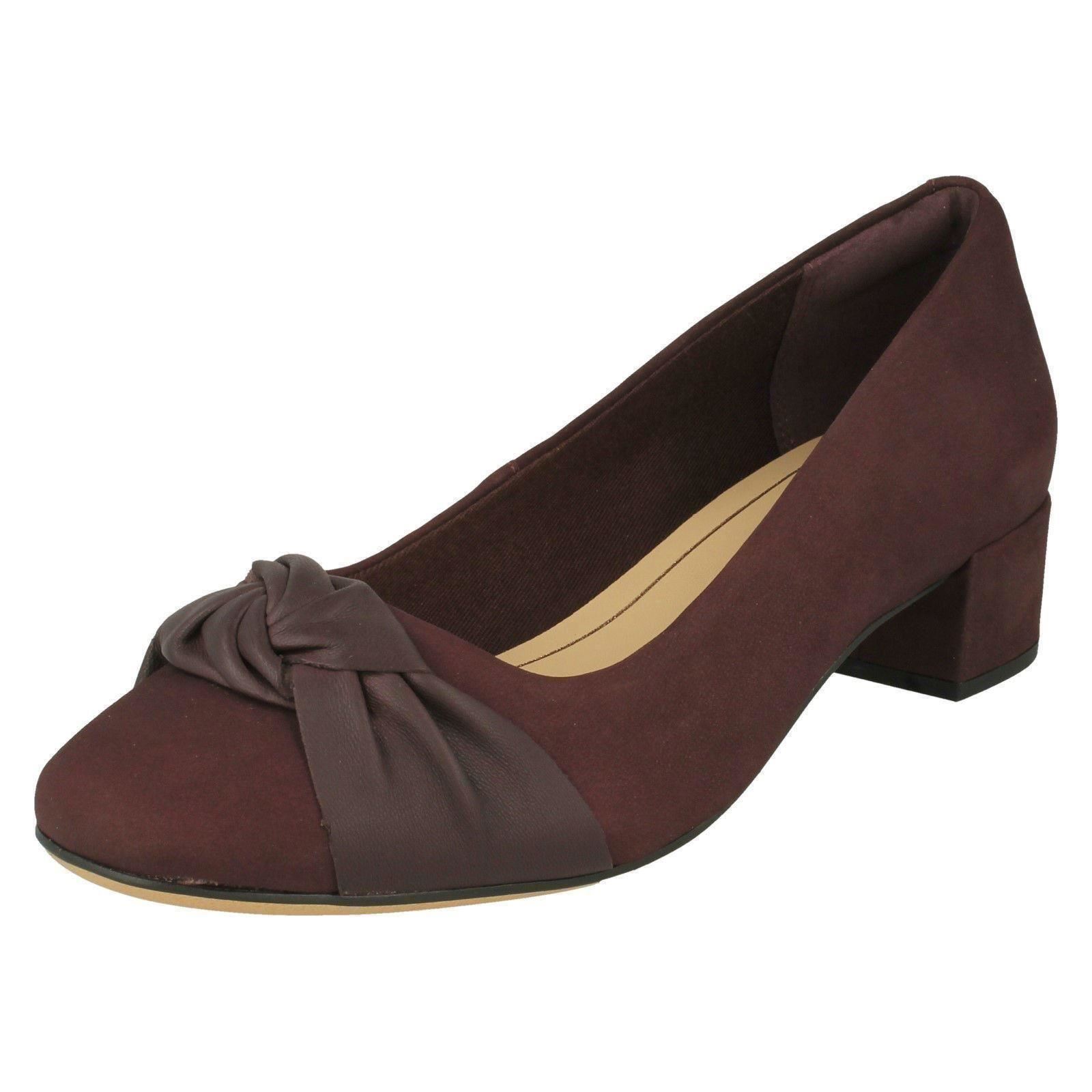 Damen Clarks Leder Nubukleder Nubukleder Leder Pumps Zum Reinschlüpfen Orabella Lilie 330137 Damen Clarks Leder Nubukleder Nubukleder Leder Pumps Zum Reinschlüpfen Orabella Lilie 330137