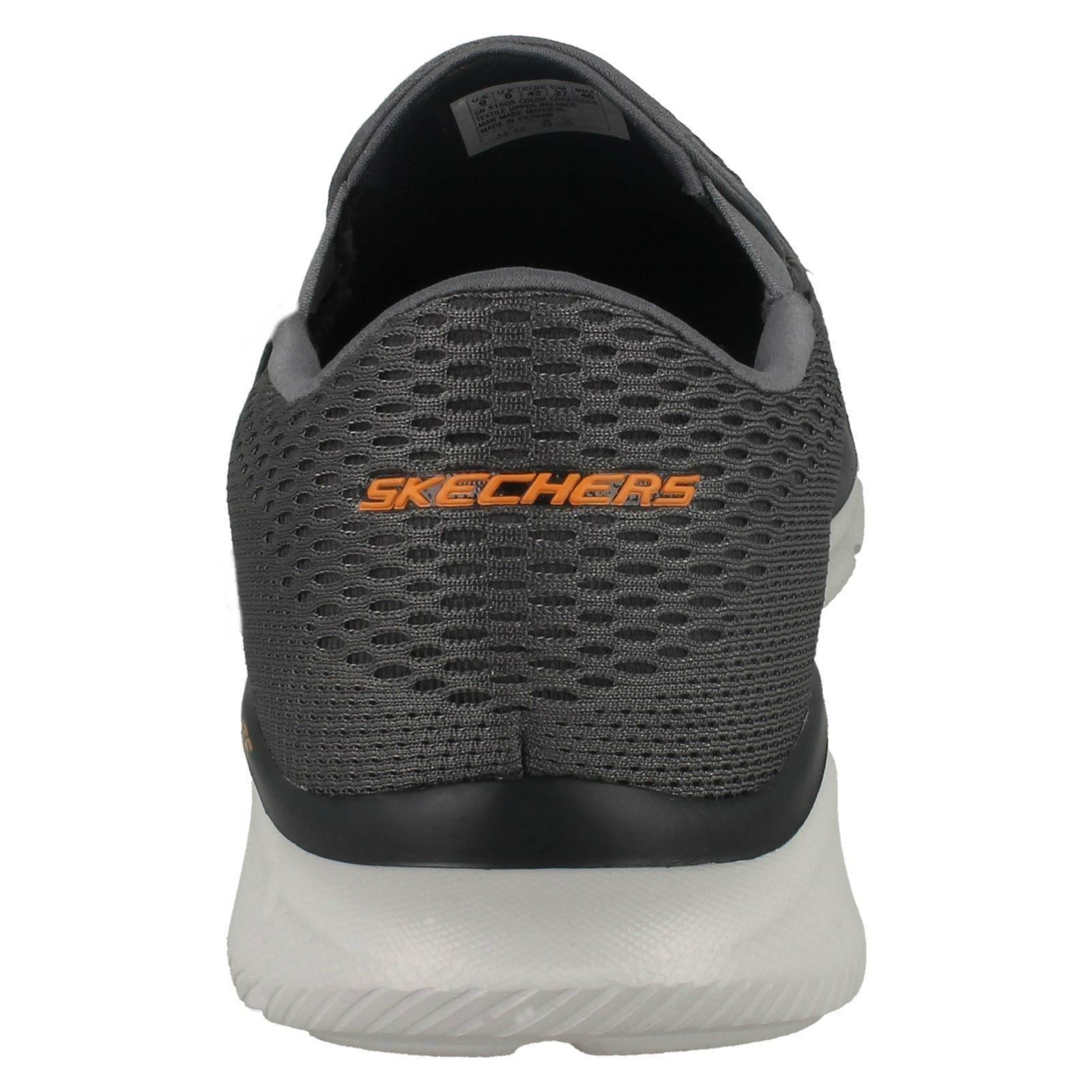 Da Uomo Skechers Foam Scarpe Stile Memory-Equalizer Double Play 51509