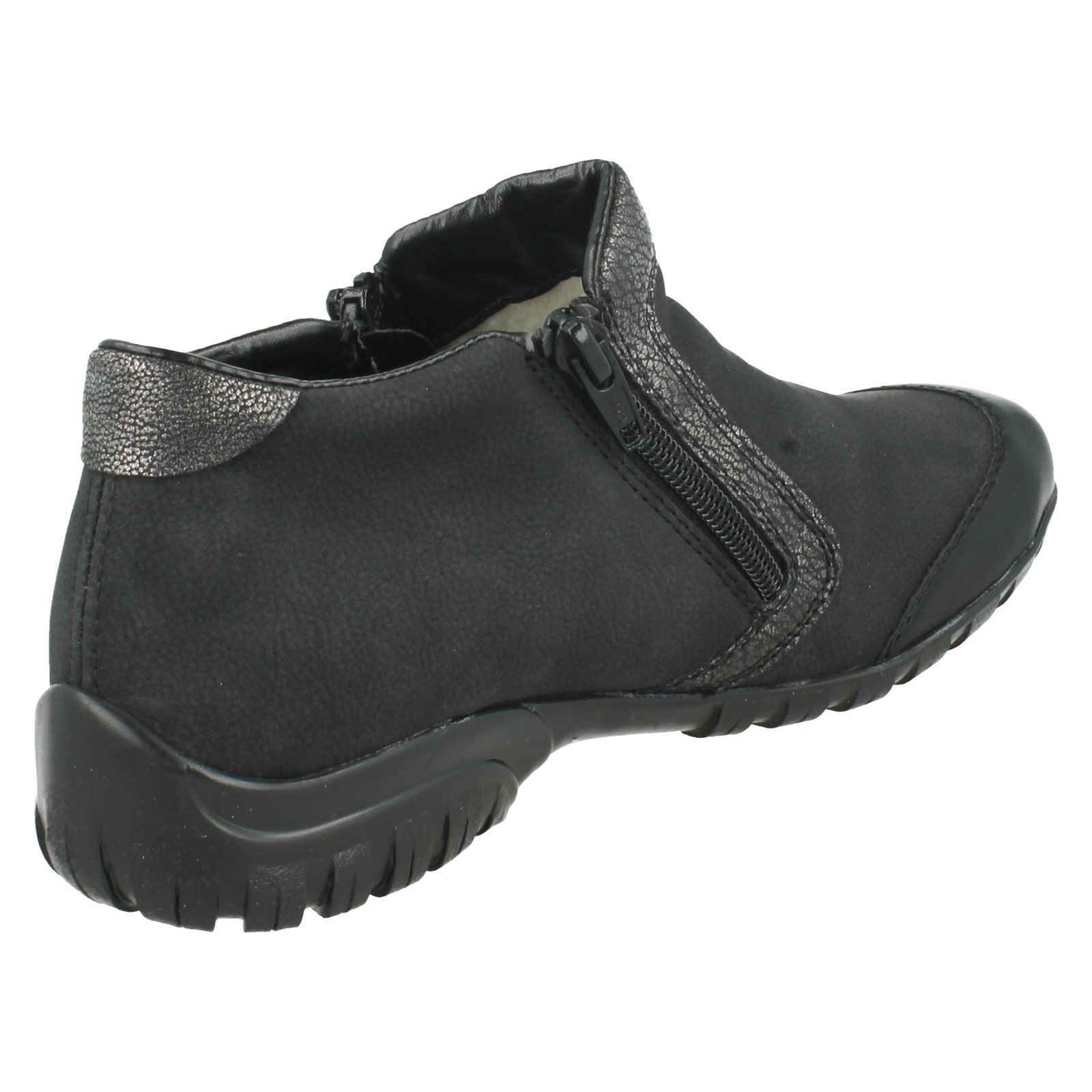 Damas Rieker Cremallera Tobillo Cálida Lana Forrada Botas al Tobillo Cremallera Informales L4659 b1d200 Damas Rieker Cremallera Tobillo Cálida Lana Forrada Botas al Tobillo Cremallera Informales L4659 b1d200
