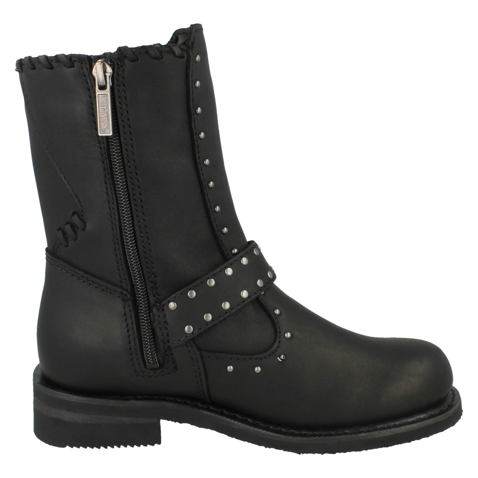 Donna in Pelle Harley Davidson Stivali Moto Abbie etichetta ~ ~ etichetta K d487a9 Donna in Pelle Harley Davidson Stivali Moto Abbie etichetta ~ ~ etichetta K d487a9