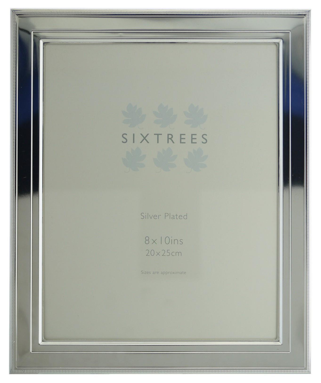 Embossed Silver Plated Photo Frames 6 x 4 inch 7 x 5 inch 10 x 8 inch