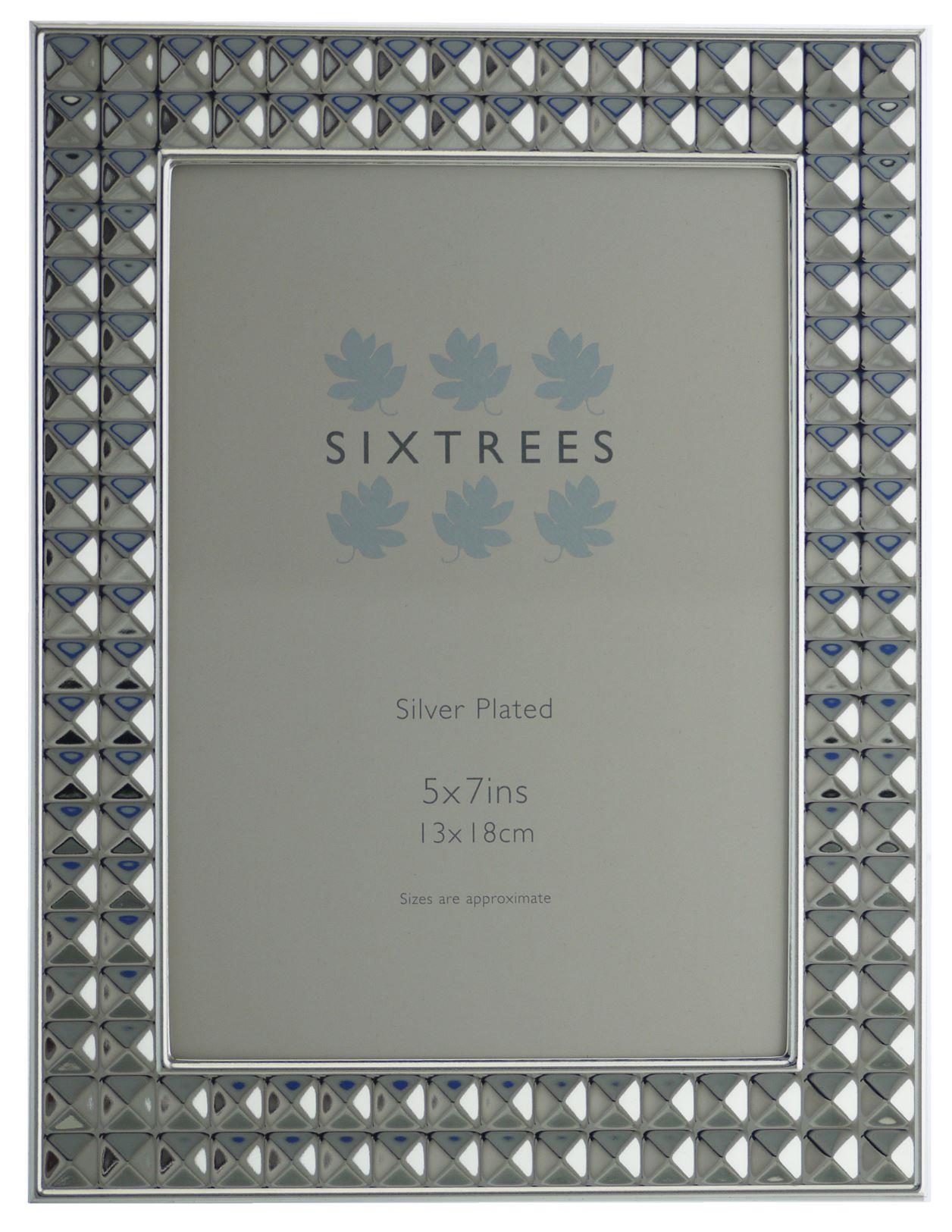 Embossed Silver Plated Photo Frames 6 x 4 inch 7 x 5 inch 10 x 8 inch