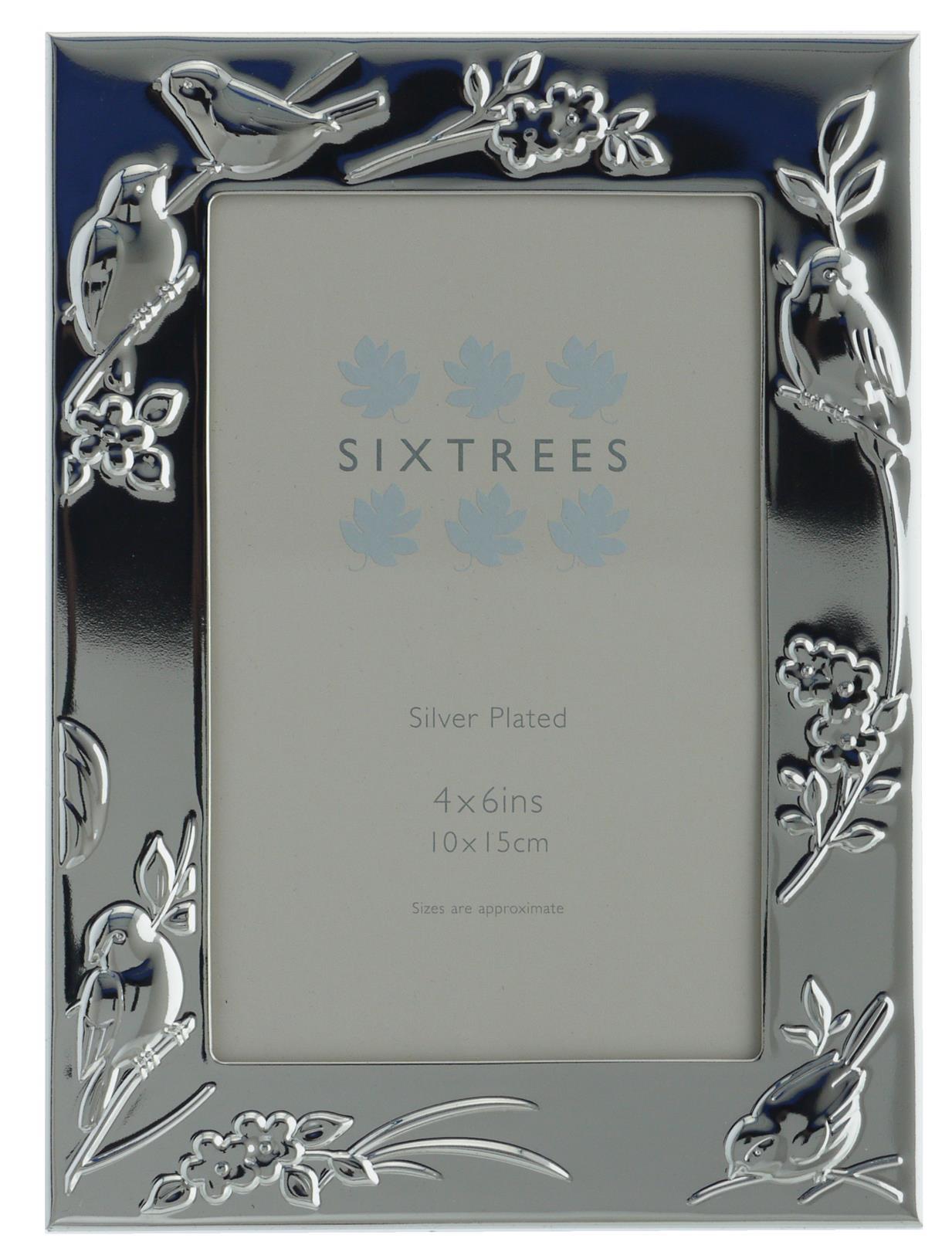 Embossed Silver Plated Photo Frames 6 x 4 inch 7 x 5 inch 10 x 8 inch