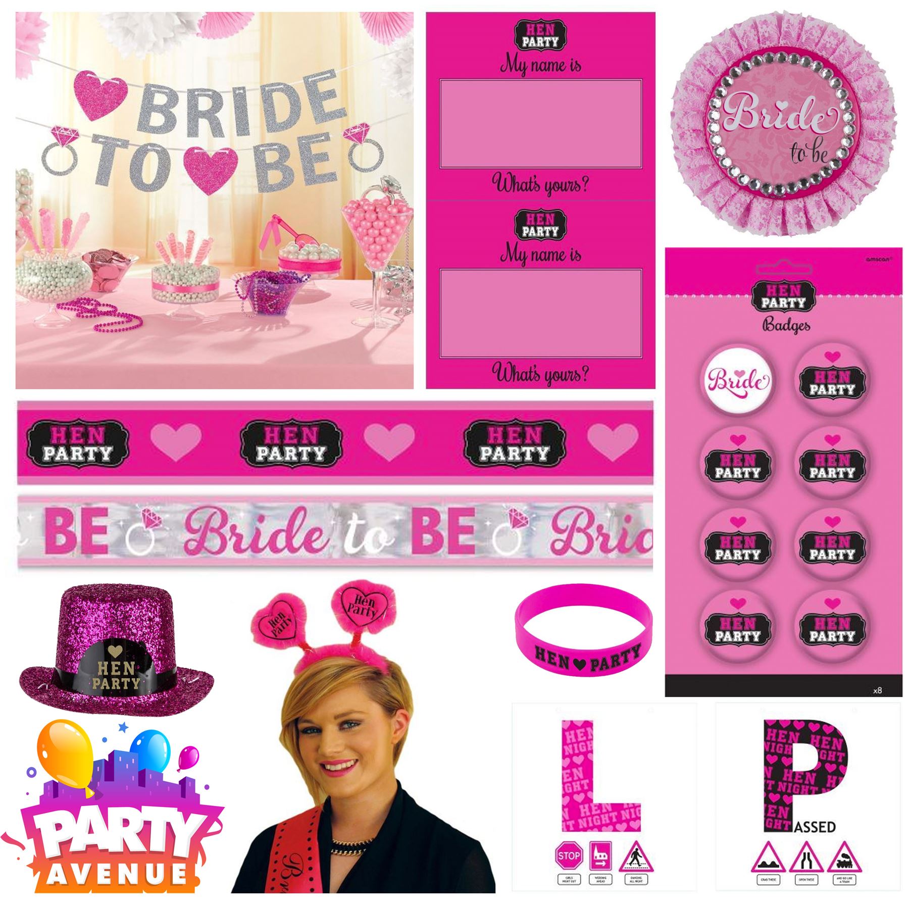 Hen Night Party Girls Night Out Wedding Games Wearables