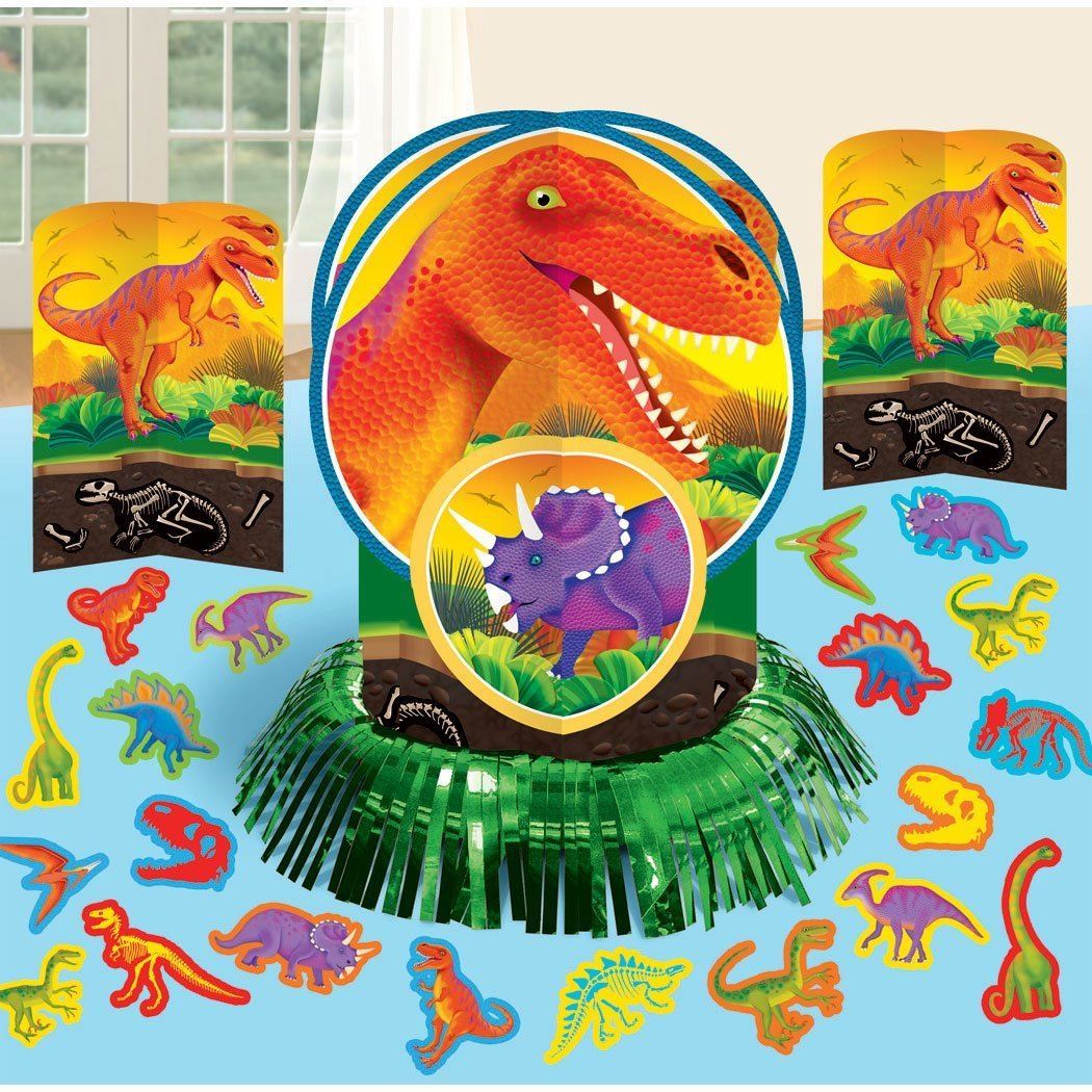 Dinosaur Prehistoric Table Decorating Kit Birthday Party Centerpieces Confetti