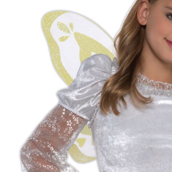 Girls Angel Costume Kids Nativity Play Christmas Fancy Dress Outfit