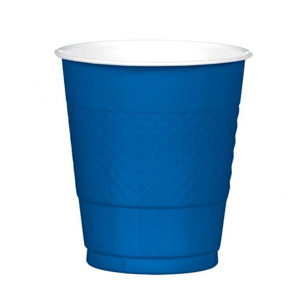 20 Taza de plástico negro 355 ml Color sólido Fiesta de Cumpleaños Boda Vajilla