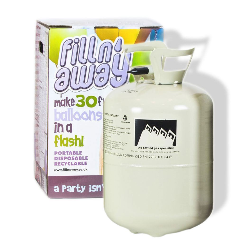 BALLOON HELIUM GAS Disposable Cylinder Canister Birthday Party 30 / 150