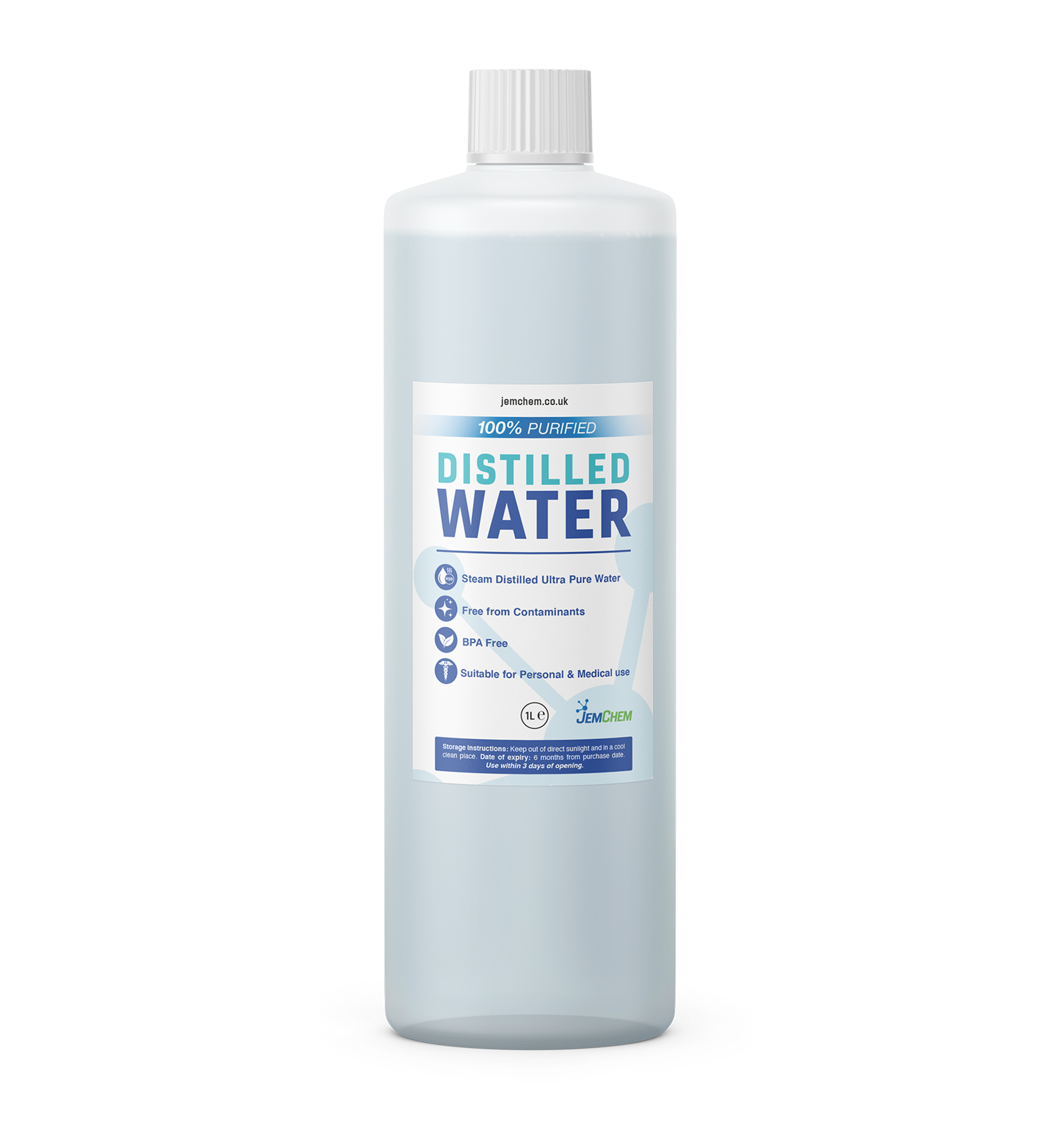 Distilled Water Ultra Pure Steam Distilled 100 Purified Premium Water