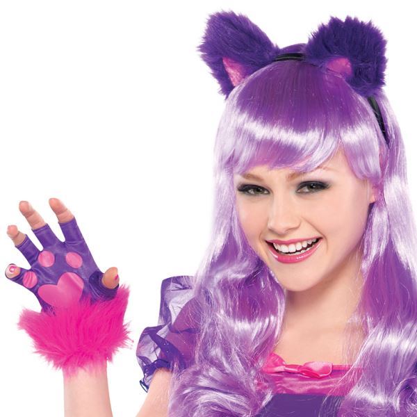 Cheshire Cat Alice In Wonderland Kids Teen Fairytale Fancy Dress Costume