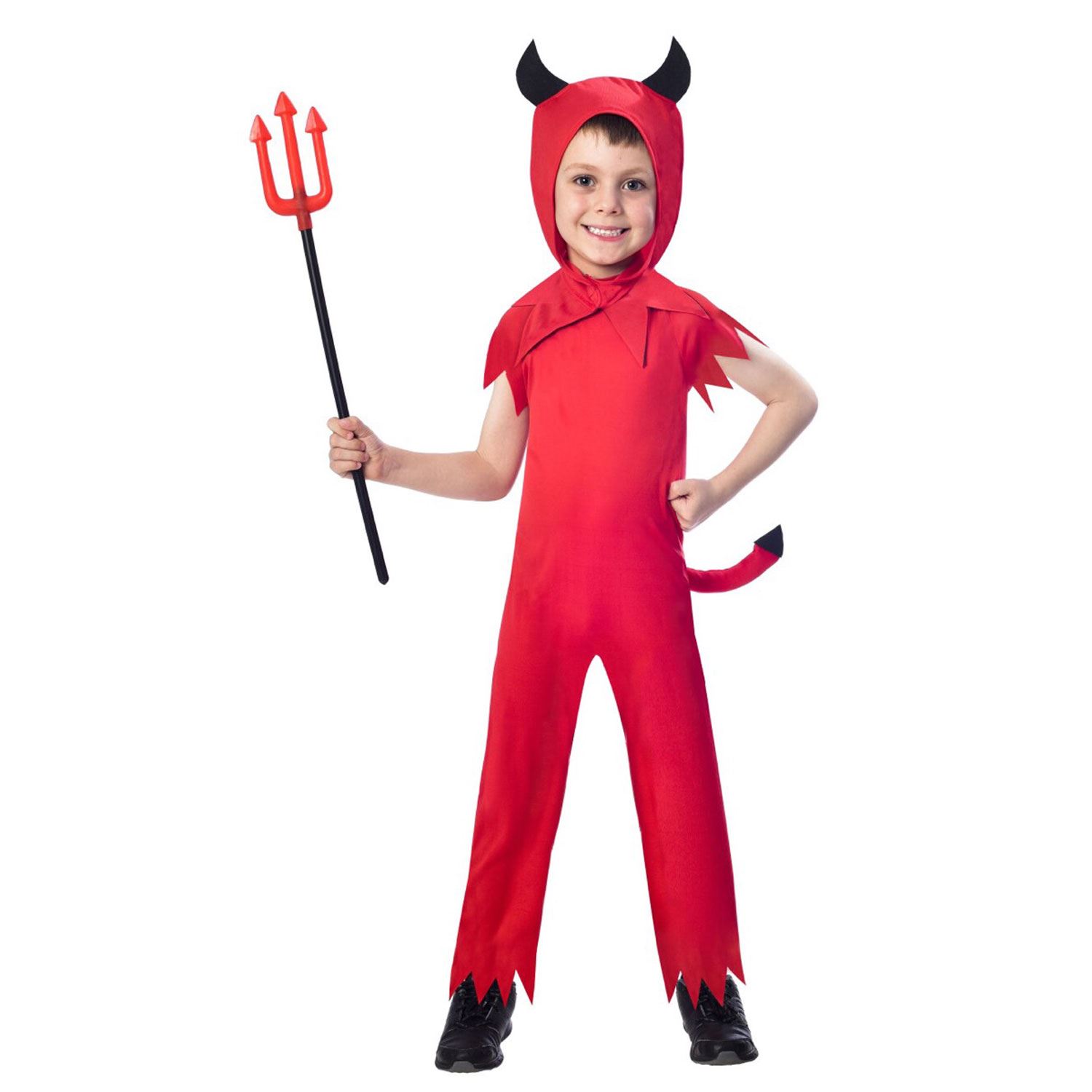 Devil Boy 5-6 Years Costume Halloween Angels Demons Fancy Dress