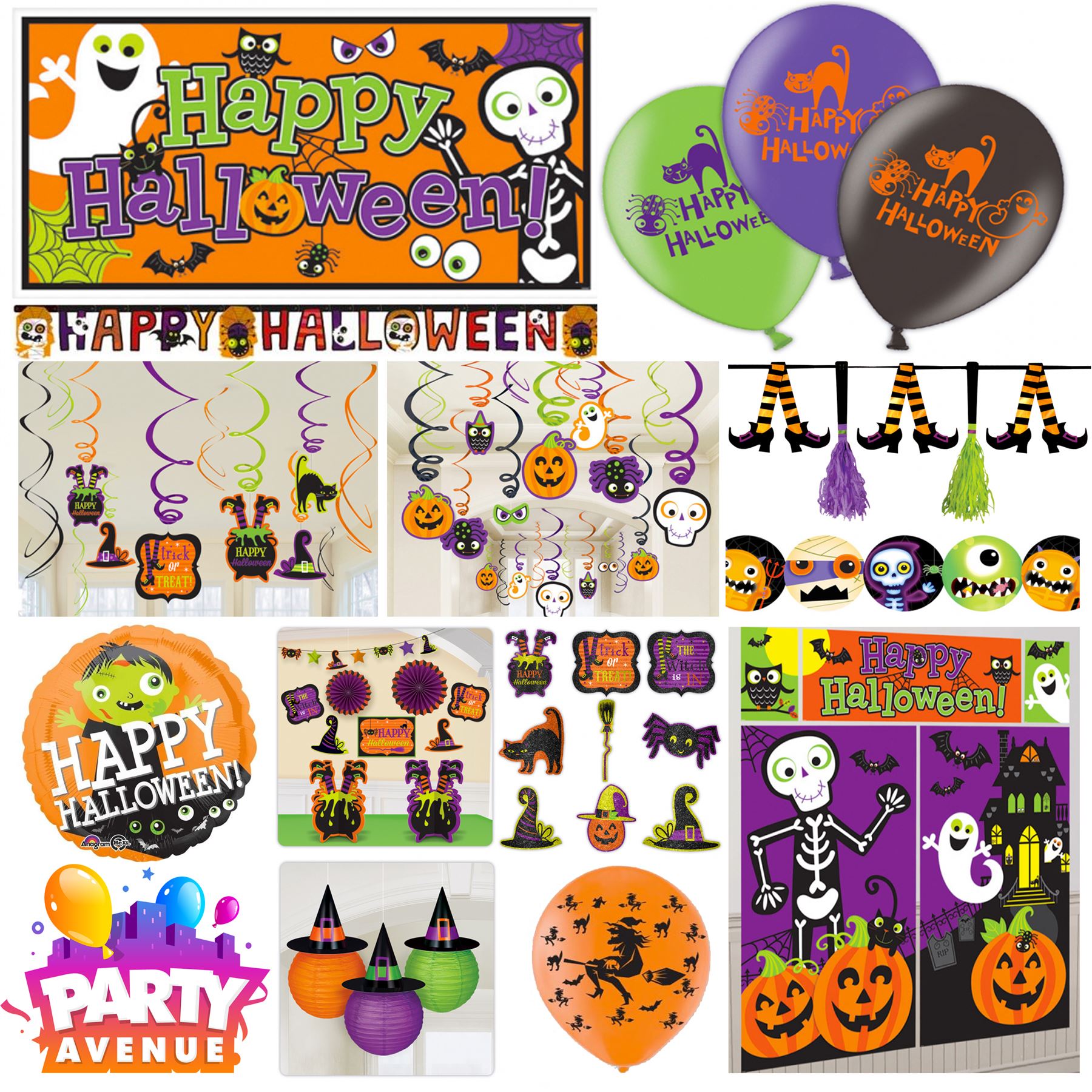 Family Friendly Witch Pumpkin Ghost Halloween Kids Party