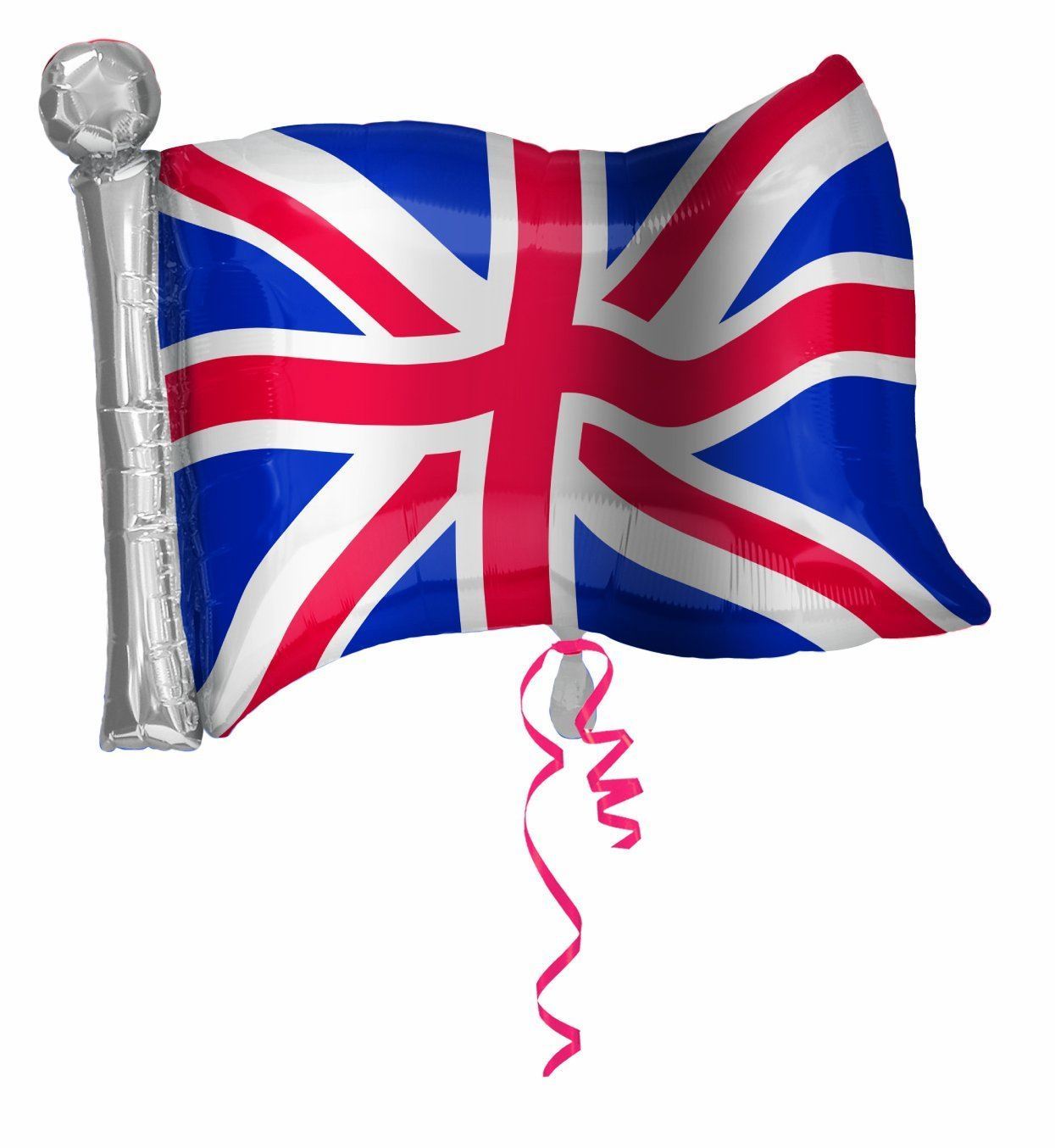 Great Britain Flag Foil Balloon GB Royal Wedding Street Party