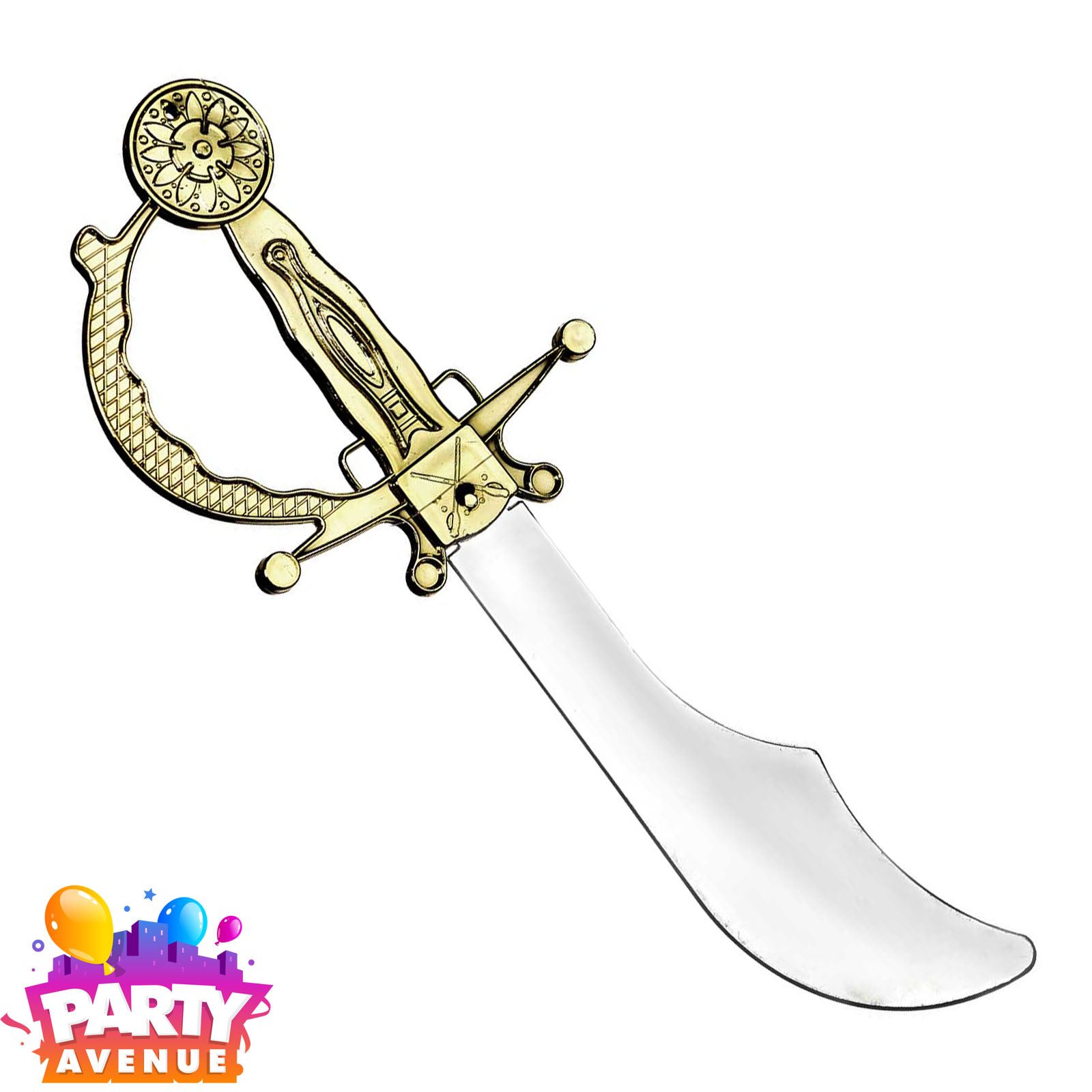 Fun Kids Plastic Novelty Pirate Sword Fancy Dress Accessory