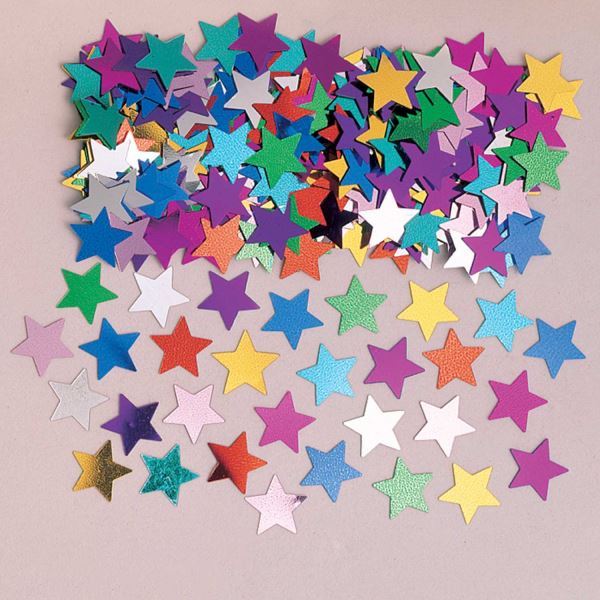Multi Colour Star Confetti Birthday Galaxy Celebration Party Table Sprinkles