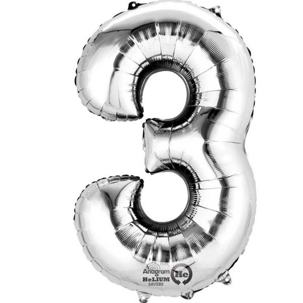 Símbolo @ Globo Lámina De Plata 16/" 40cm Aire Llenar edad Nombre Cumpleaños Aniversario