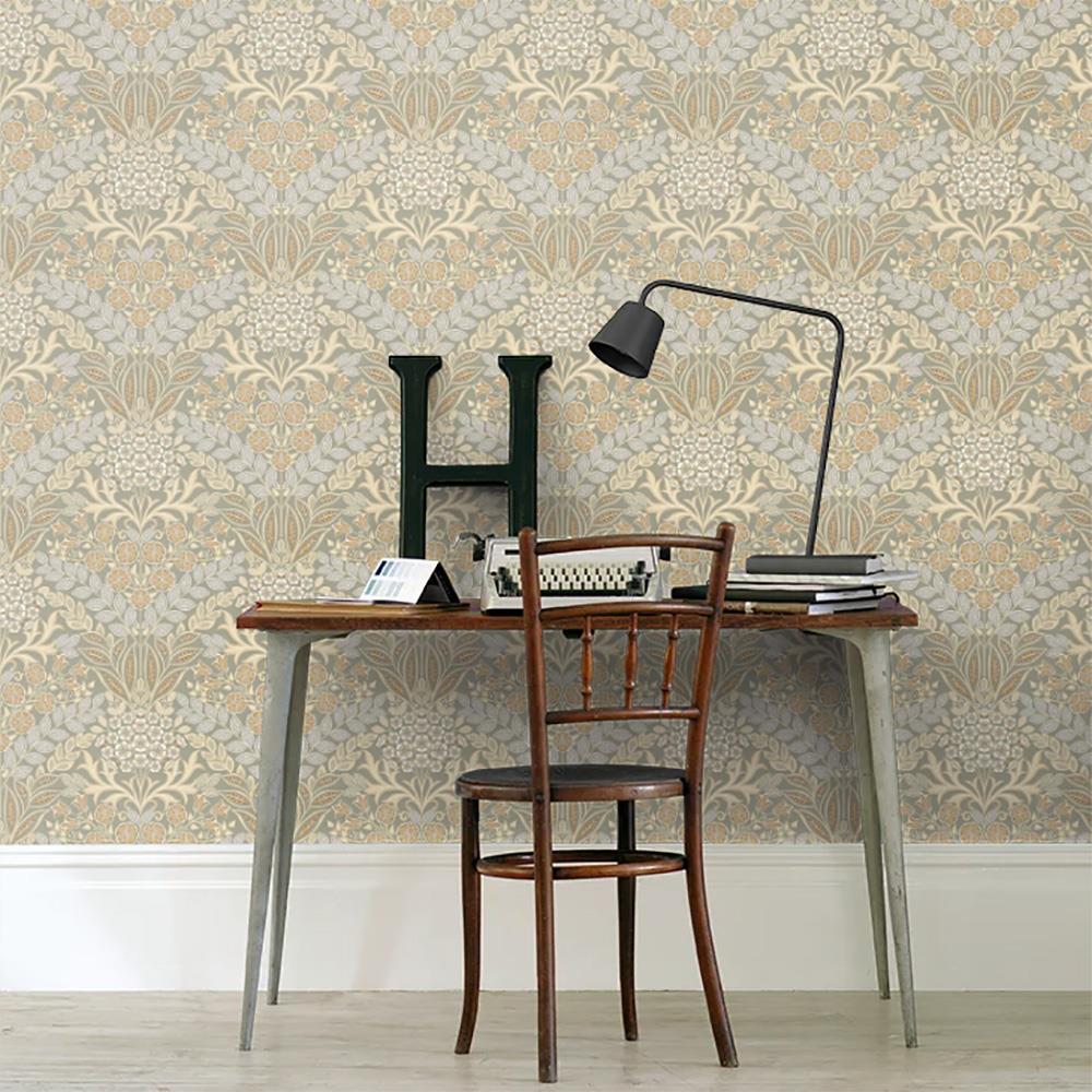 Grandeco Arts Floral Wallpaper Flowers Naturistic Leaves Textured Paste The Wall - Picture 35 of 42