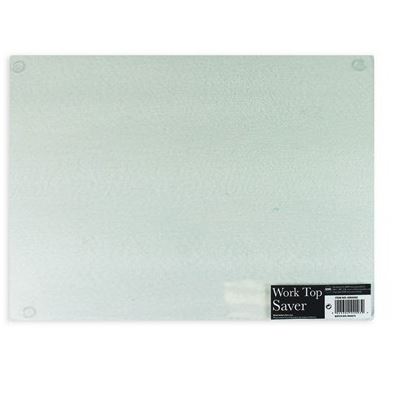 Work Top Saver Chopping Board Glass Surface Protector Place Mat Home 38x28cm - Picture 3 of 3