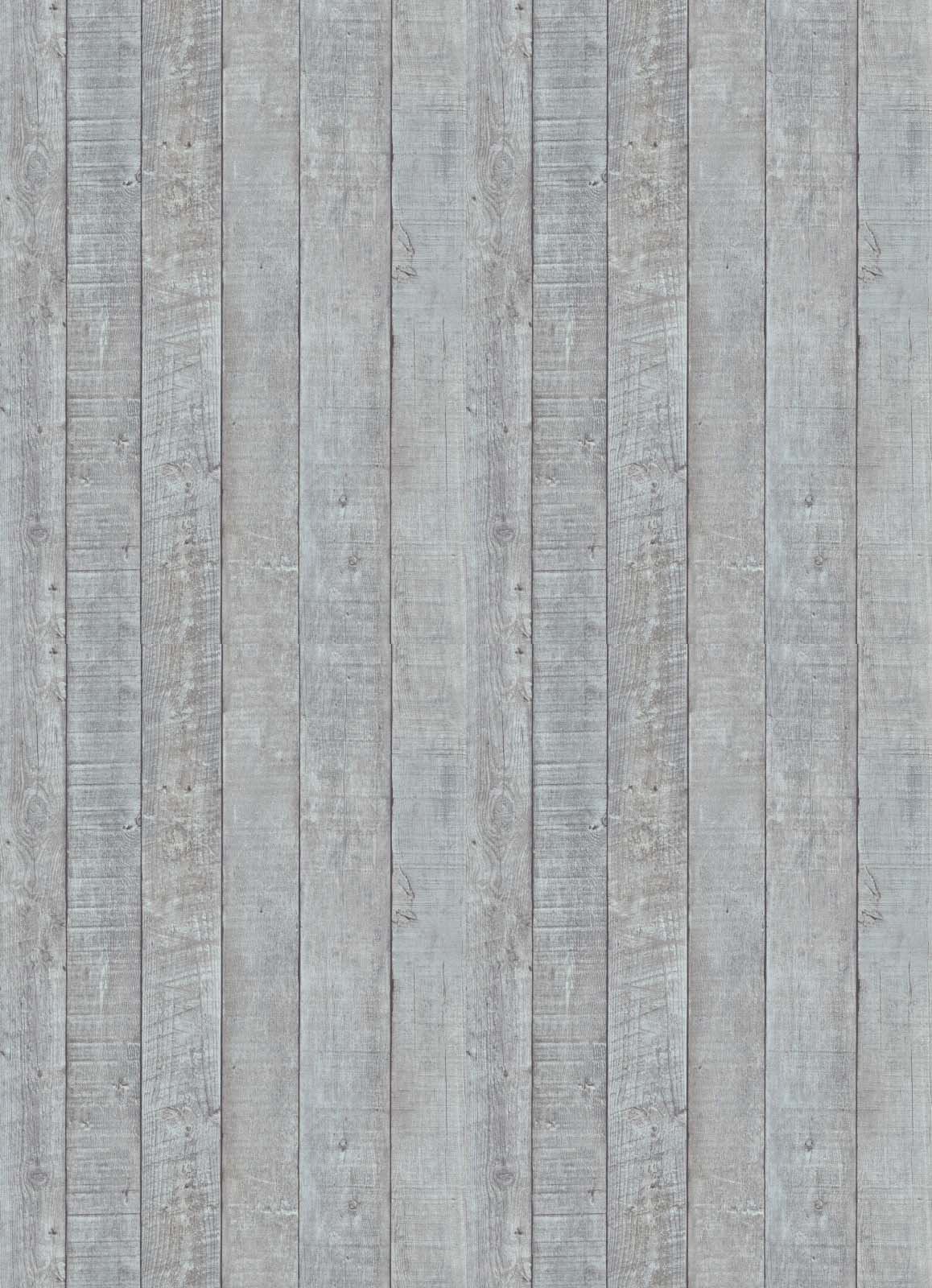 Erismann Grey Wood Effect Wallpaper Plank Board Panel Retro Vinyl Paste
