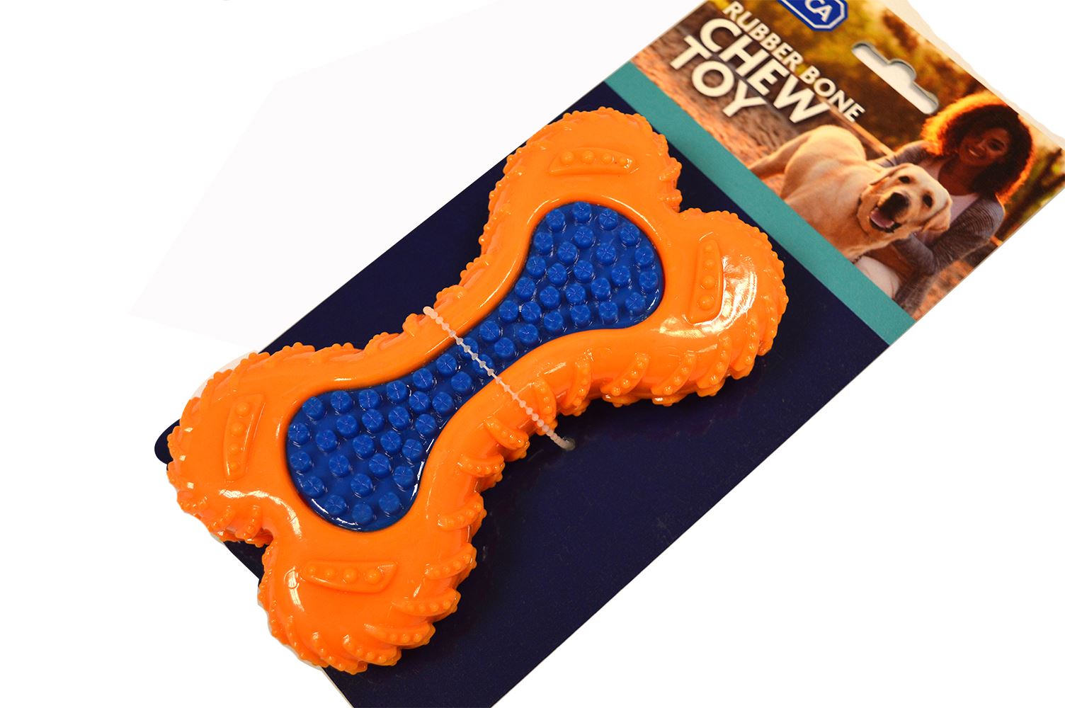 RSPCA Dog Puppy Toy Tug Strong Rubber Chew Knotted Rope Ball Plush Soft